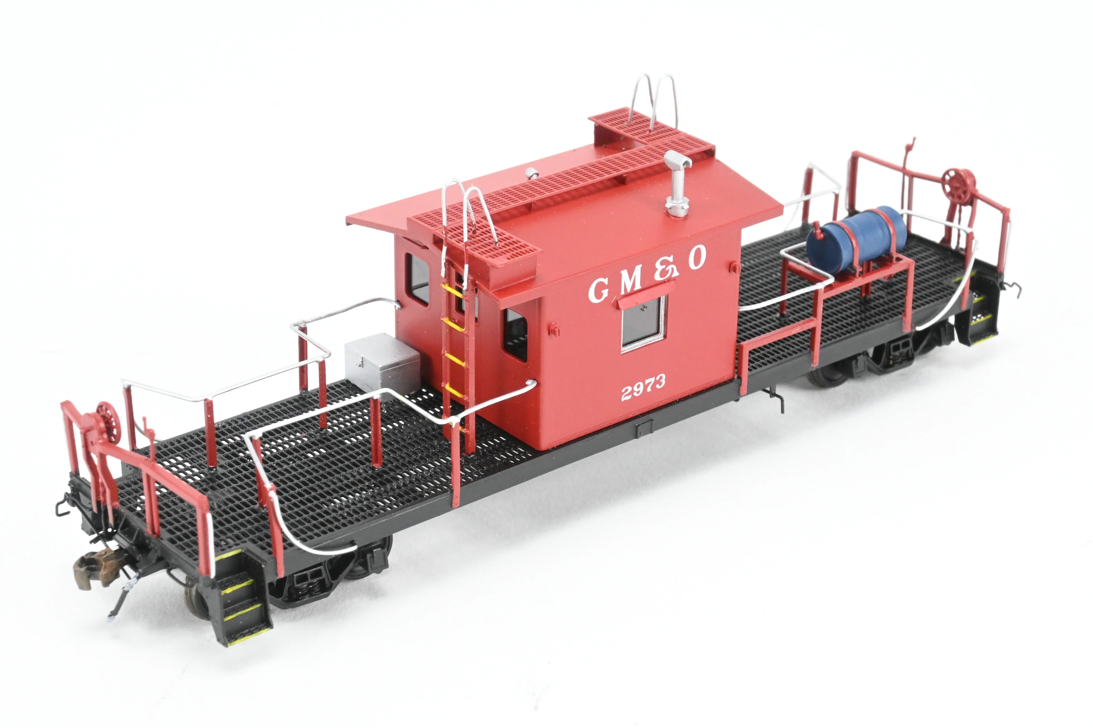 HO Brass Crown Custom Imports GM&O - Gulf Mobile & Ohio Transfer Caboose FP No. 2937 - Image 6