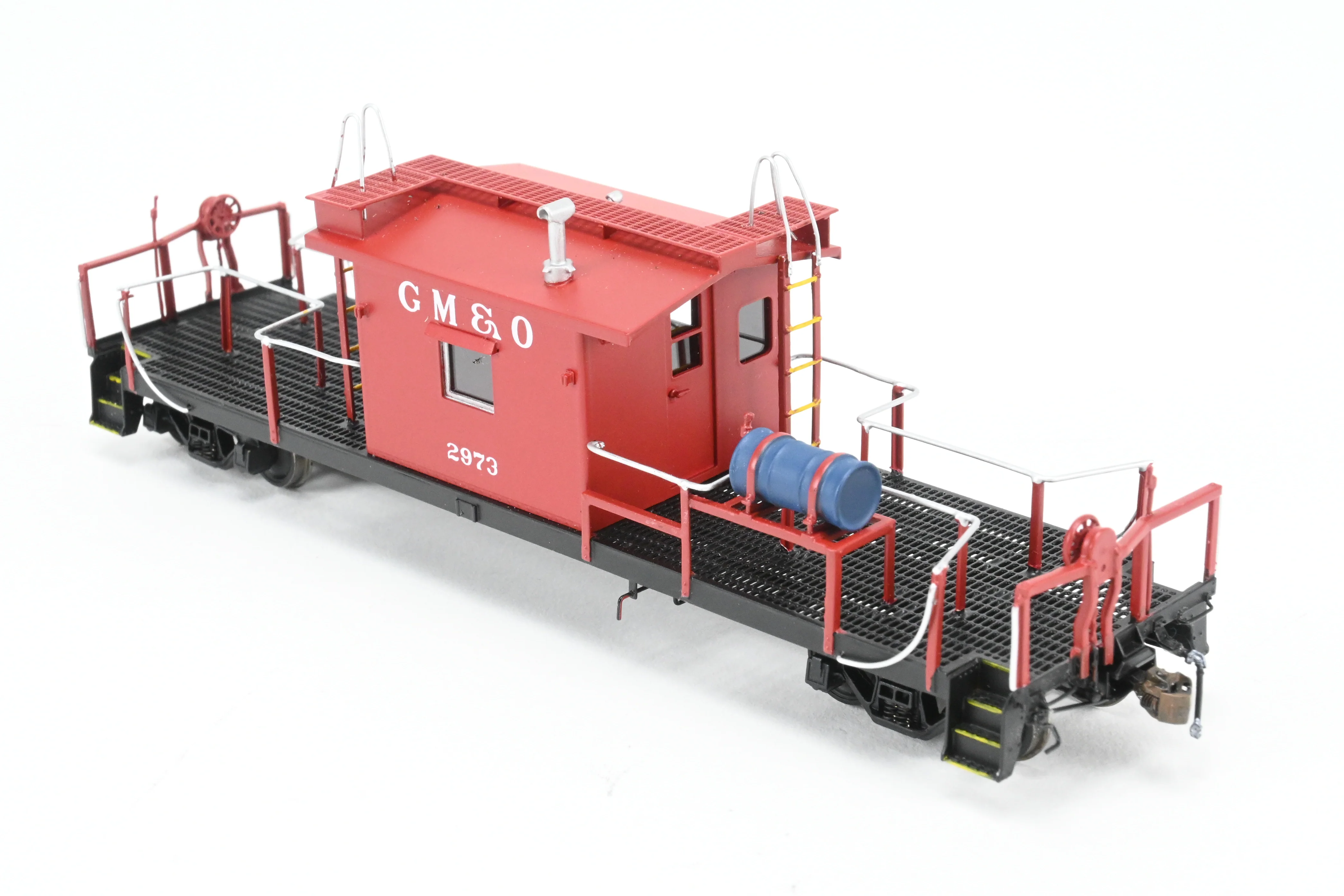 HO Brass Crown Custom Imports GM&O - Gulf Mobile & Ohio Transfer Caboose FP No. 2937 - Image 7