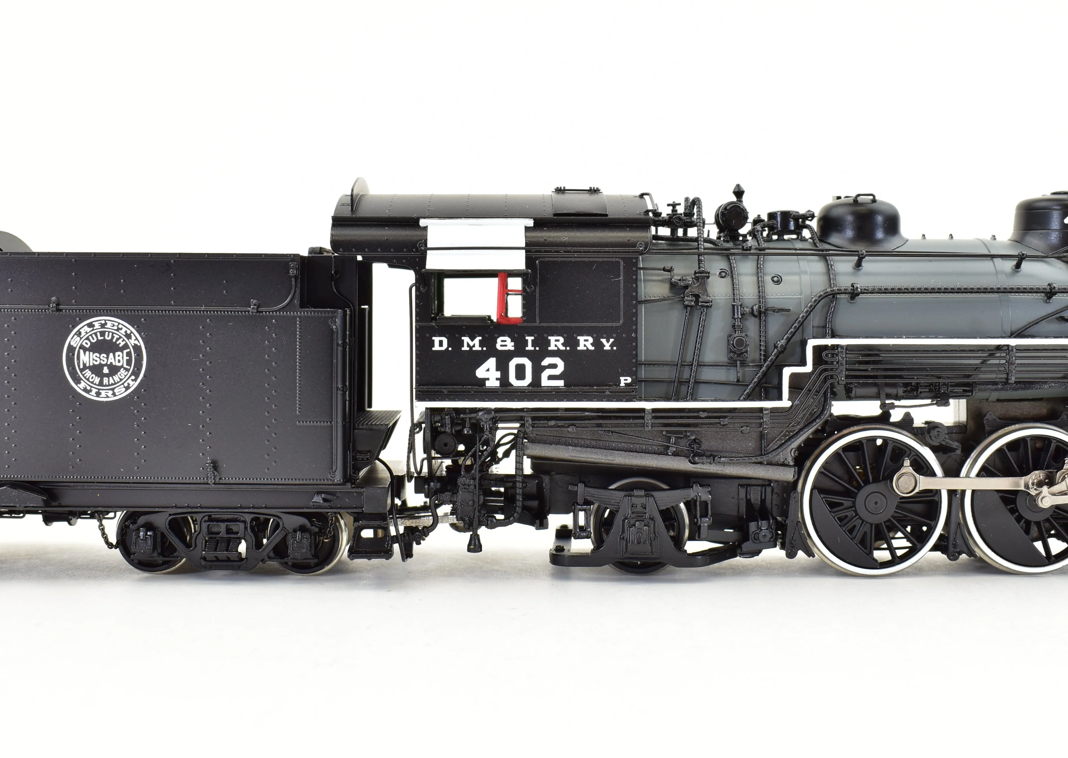 HO Brass CON DVP - Division Point DM&IR - Duluth Missabe & Iron Range Class "P" 4-6-2 #402 Grey Boiler Scheme FP - Image 17