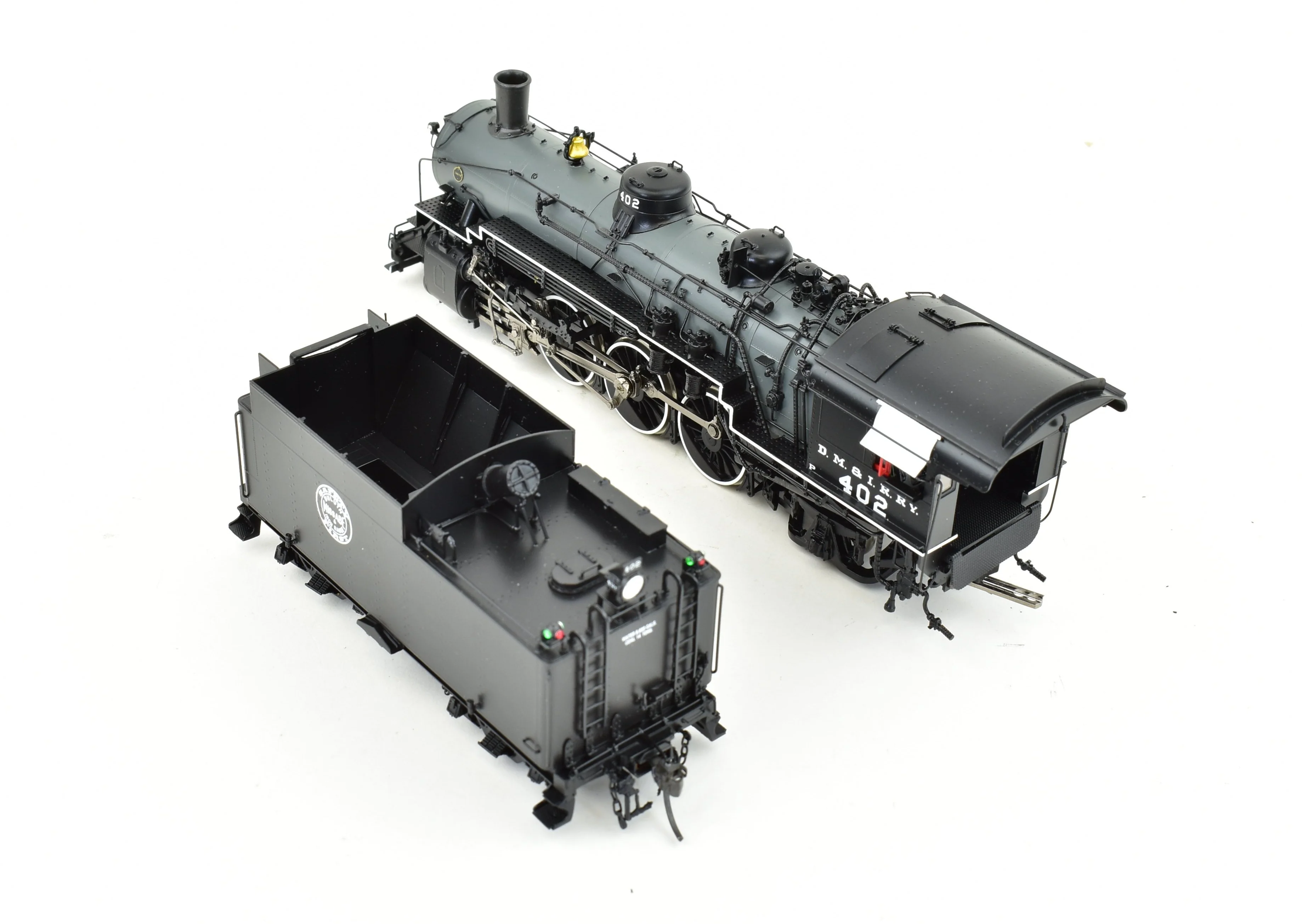 HO Brass CON DVP - Division Point DM&IR - Duluth Missabe & Iron Range Class "P" 4-6-2 #402 Grey Boiler Scheme FP - Image 8