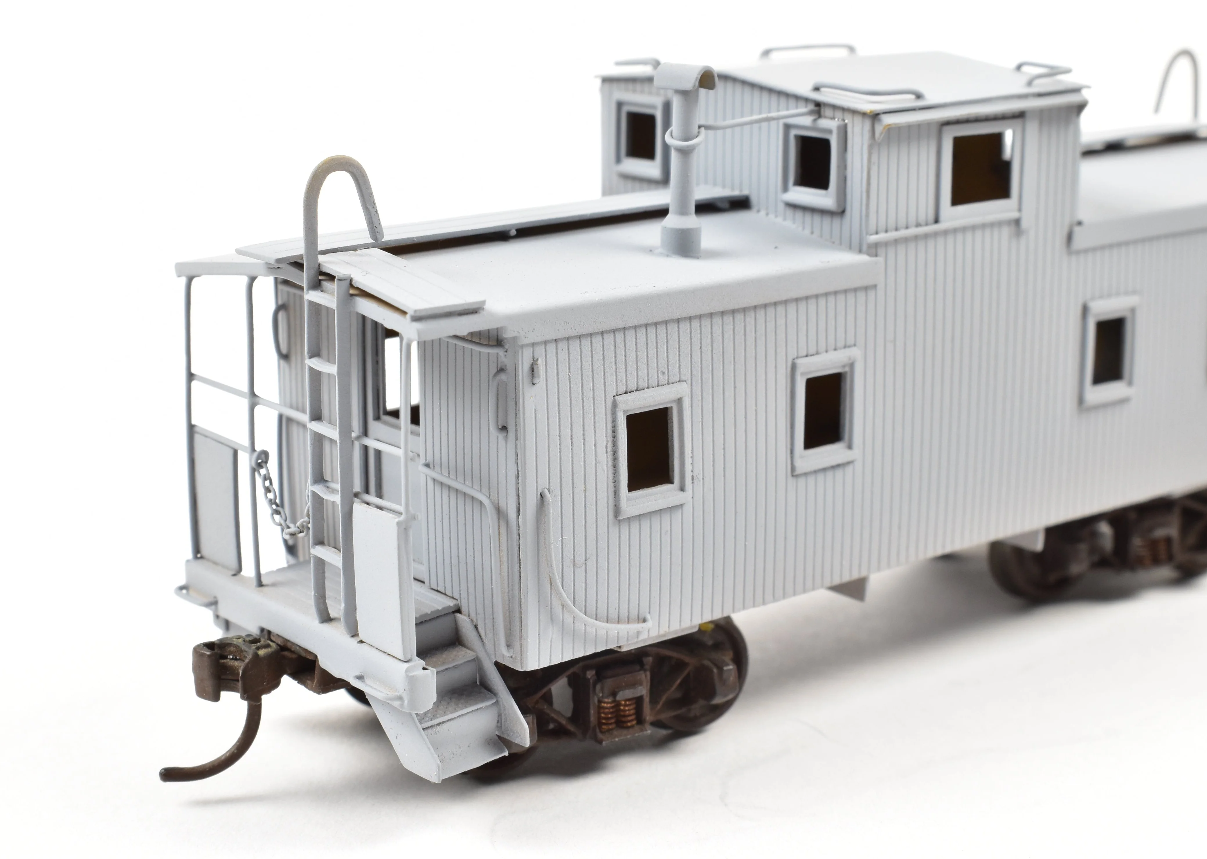 HO Brass Hallmark Models GM&O - Gulf Mobile & Ohio Wood Sheathed Caboose PARTIAL PAINT - Image 13