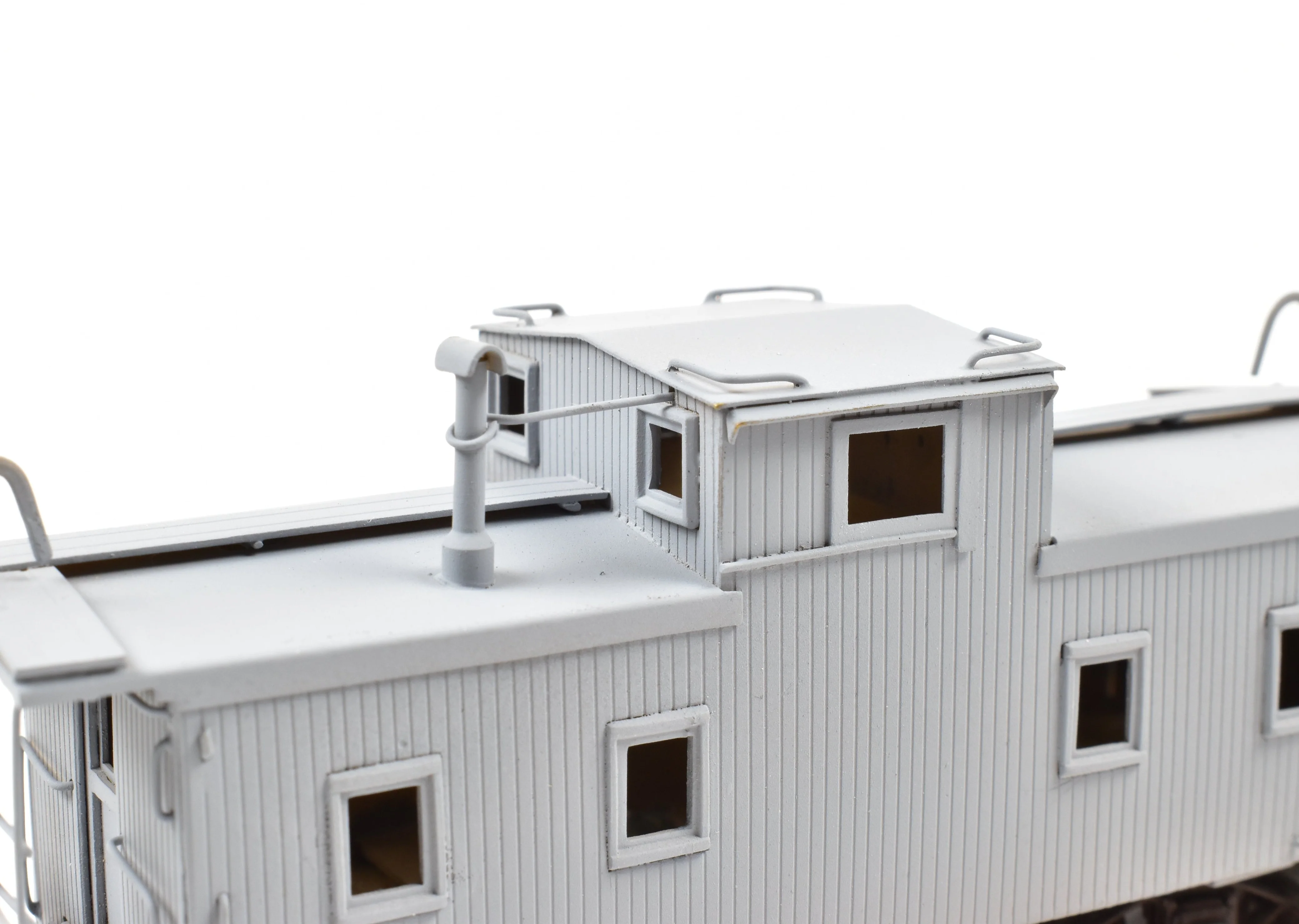 HO Brass Hallmark Models GM&O - Gulf Mobile & Ohio Wood Sheathed Caboose PARTIAL PAINT - Image 14