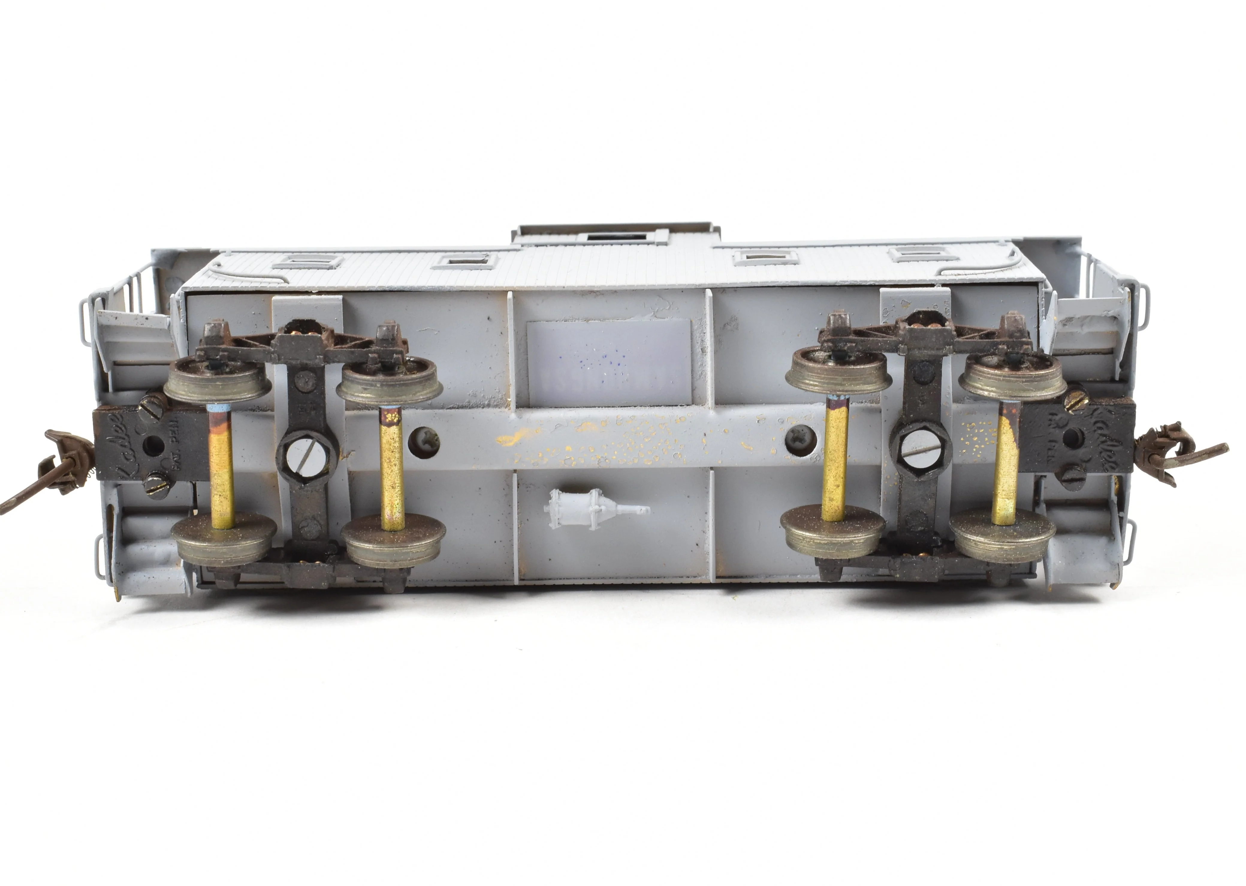 HO Brass Hallmark Models GM&O - Gulf Mobile & Ohio Wood Sheathed Caboose PARTIAL PAINT - Image 16