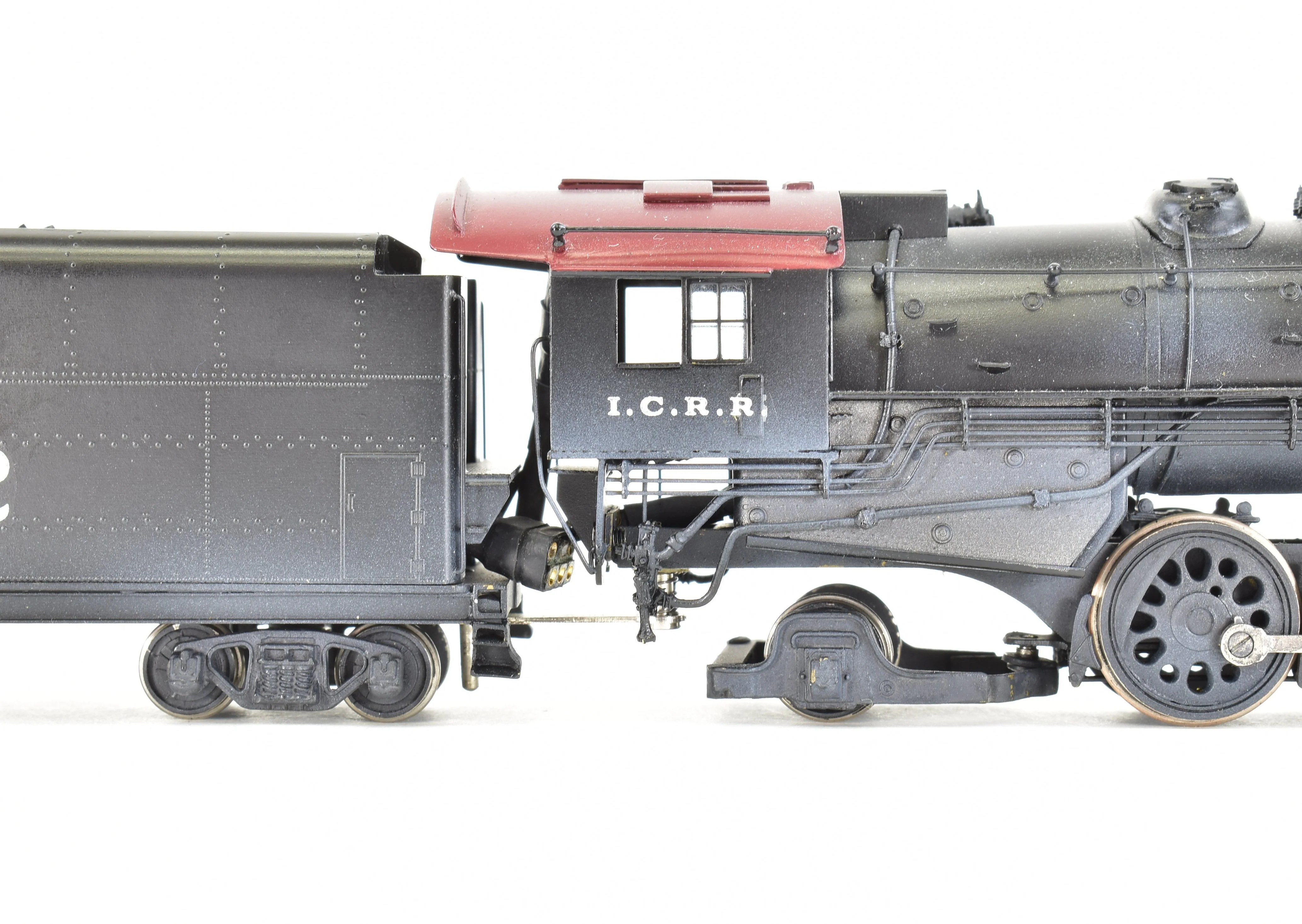 HO Brass Hallmark Models IC - Illinois Central 4-8-2 Custom Painted New NWSL Gearbox with Tsunami DCC and Sound - Image 16
