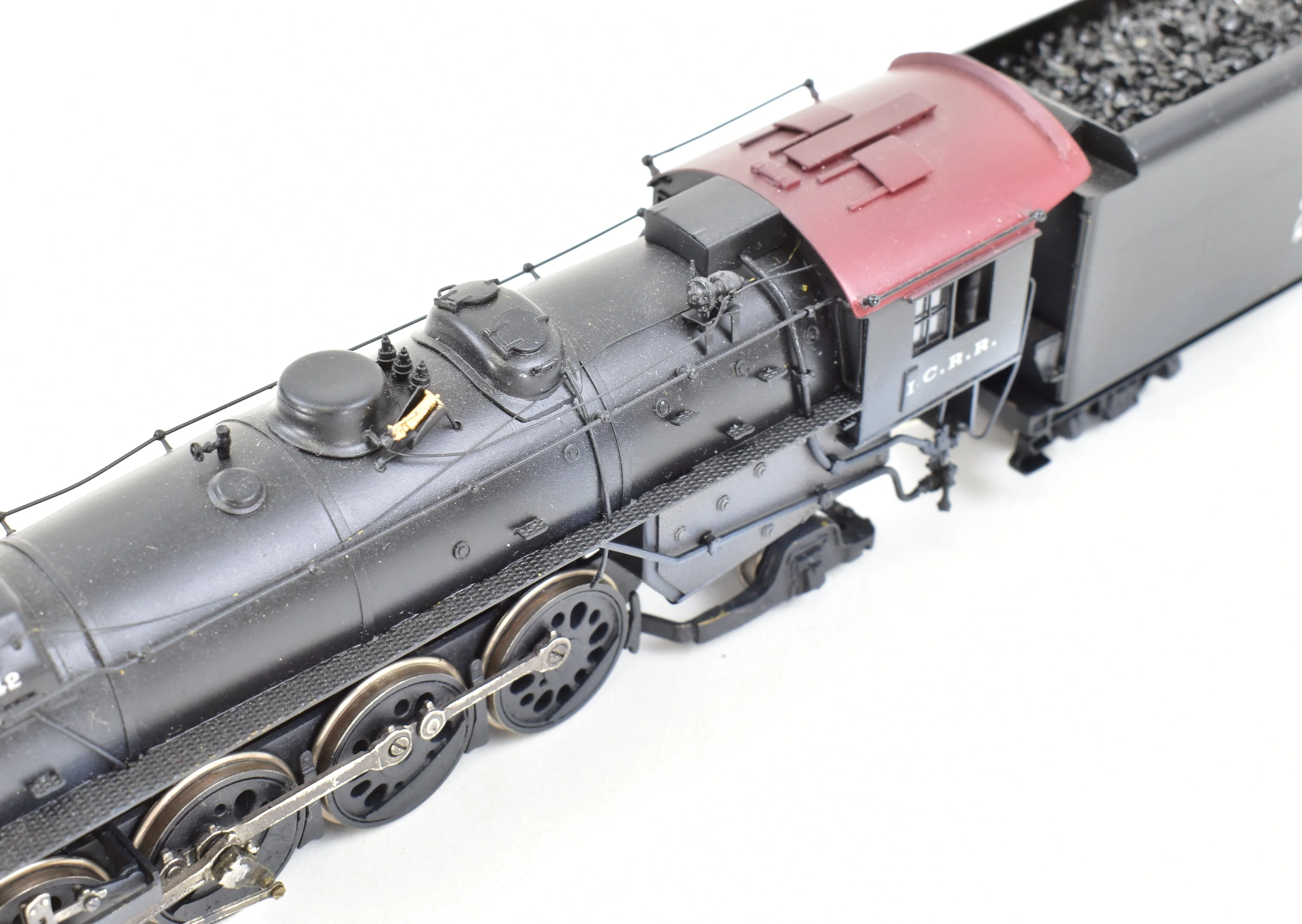 HO Brass Hallmark Models IC - Illinois Central 4-8-2 Custom Painted New NWSL Gearbox with Tsunami DCC and Sound - Image 18