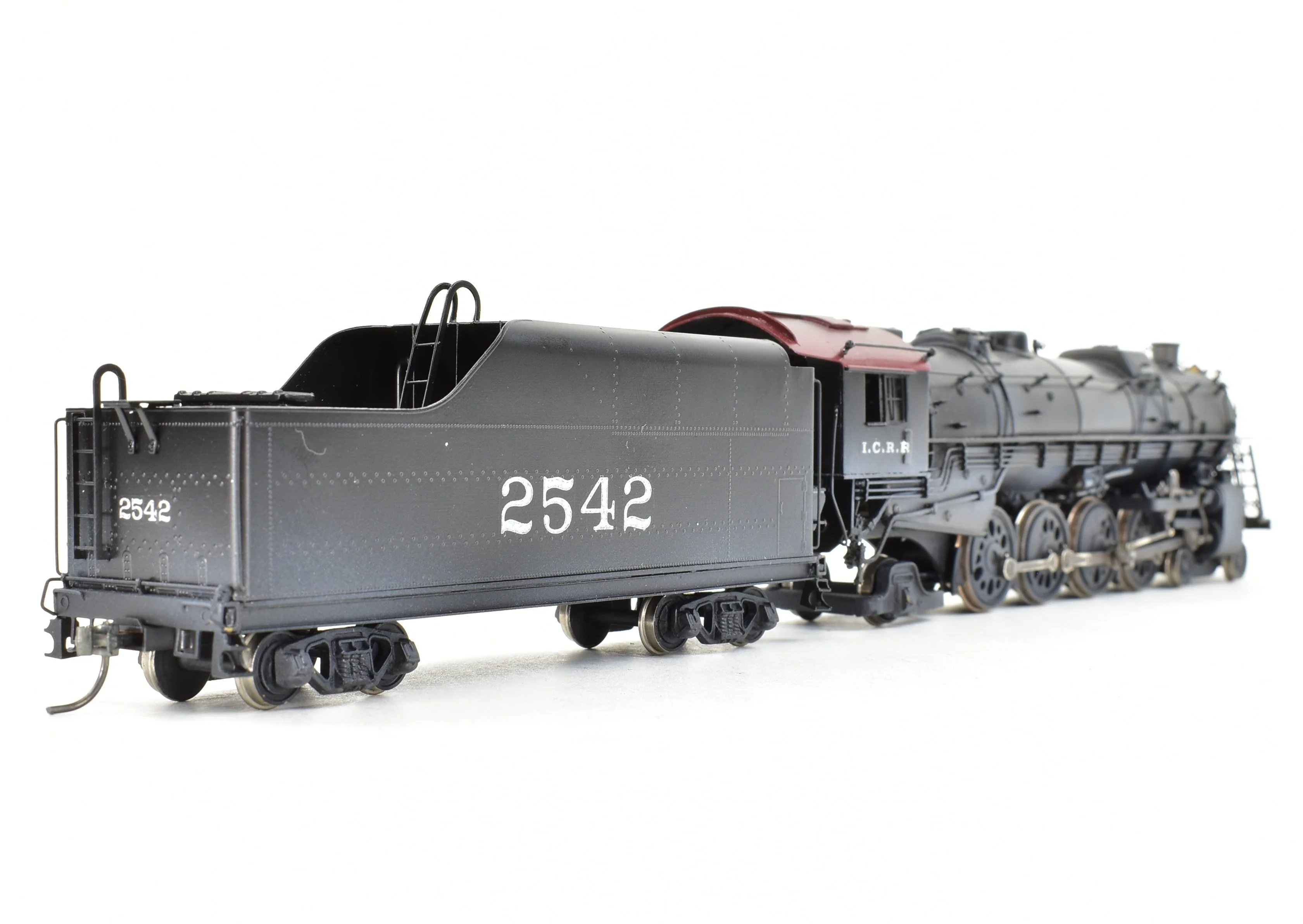 HO Brass Hallmark Models IC - Illinois Central 4-8-2 Custom Painted New NWSL Gearbox with Tsunami DCC and Sound - Image 5