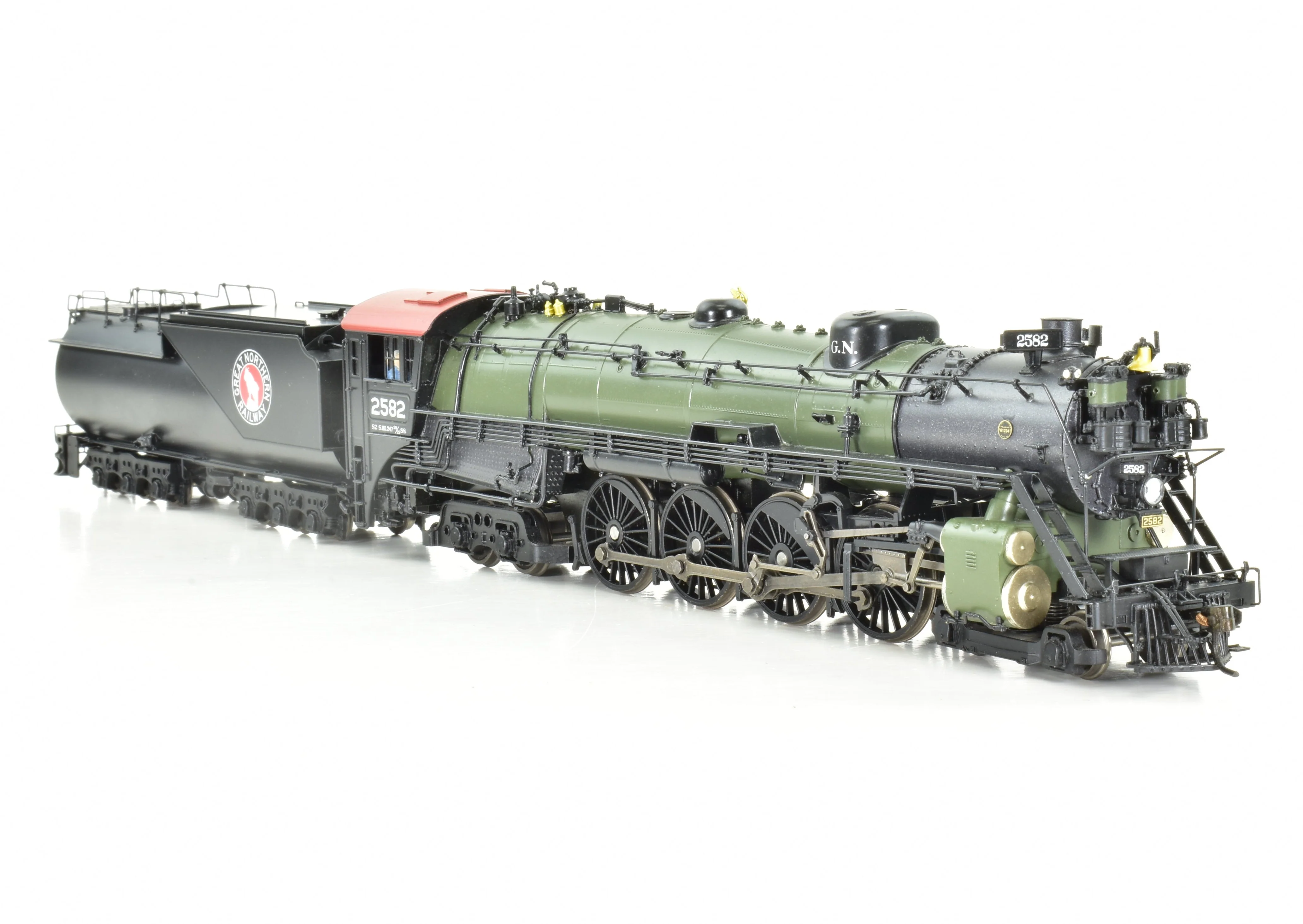 HO Brass Hybrid BLI - Broadway Limited Imports GN - Great Northern S-2 4-8-4 FP DCC and Sound - Image 20