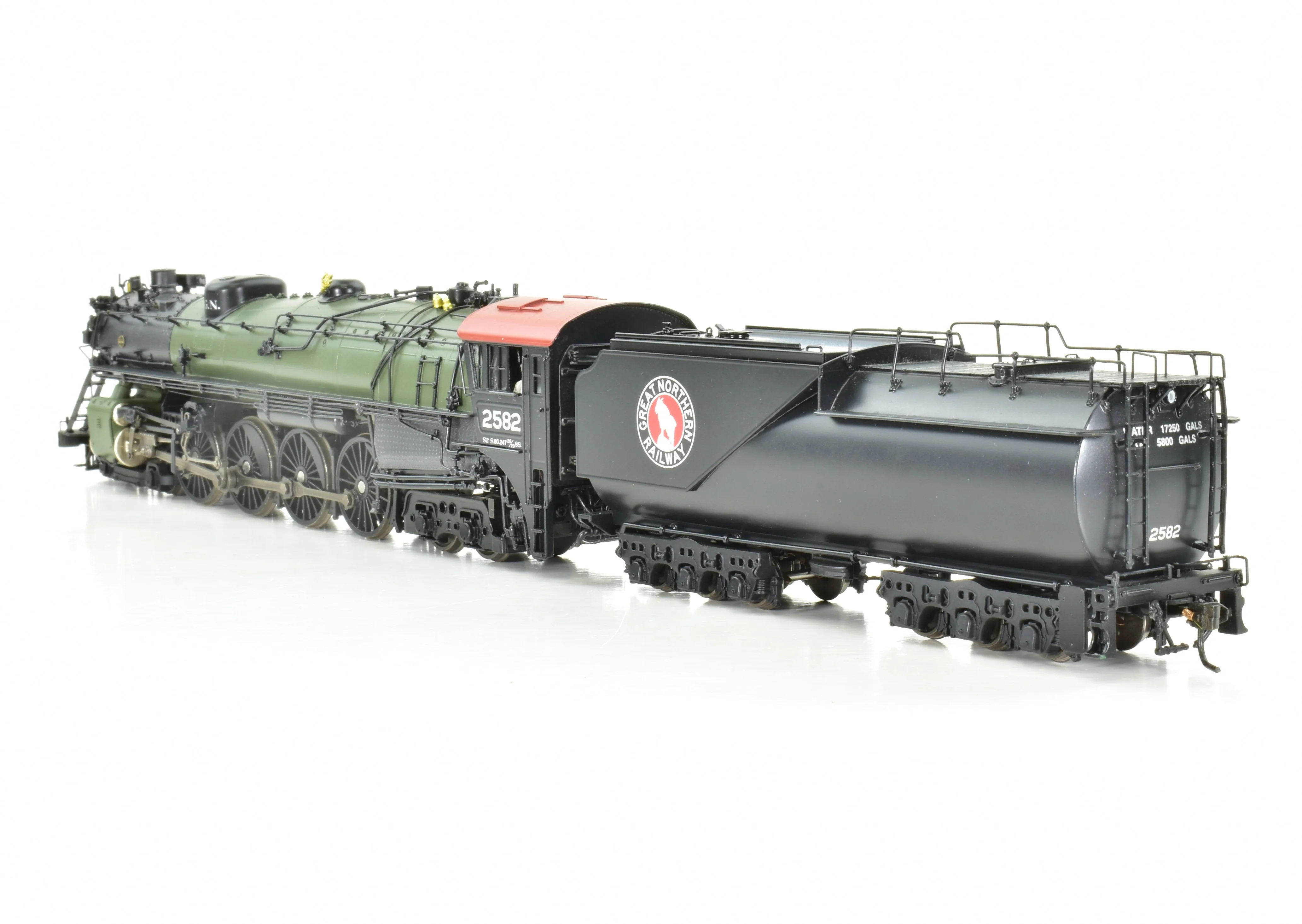 HO Brass Hybrid BLI - Broadway Limited Imports GN - Great Northern S-2 4-8-4 FP DCC and Sound - Image 21