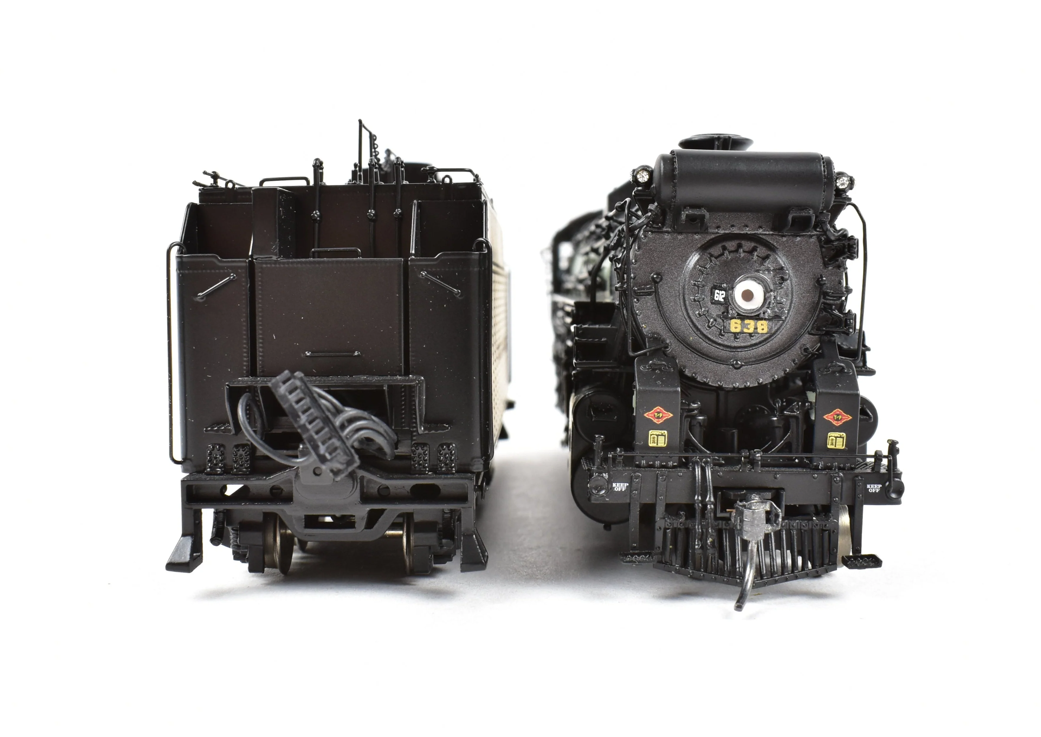 HO Brass Hybrid BLI - Broadway Limited Imports T&P - Texas & Pacific 2-10-4 FP DCC and Sound Re-Numbered #638 - Image 10