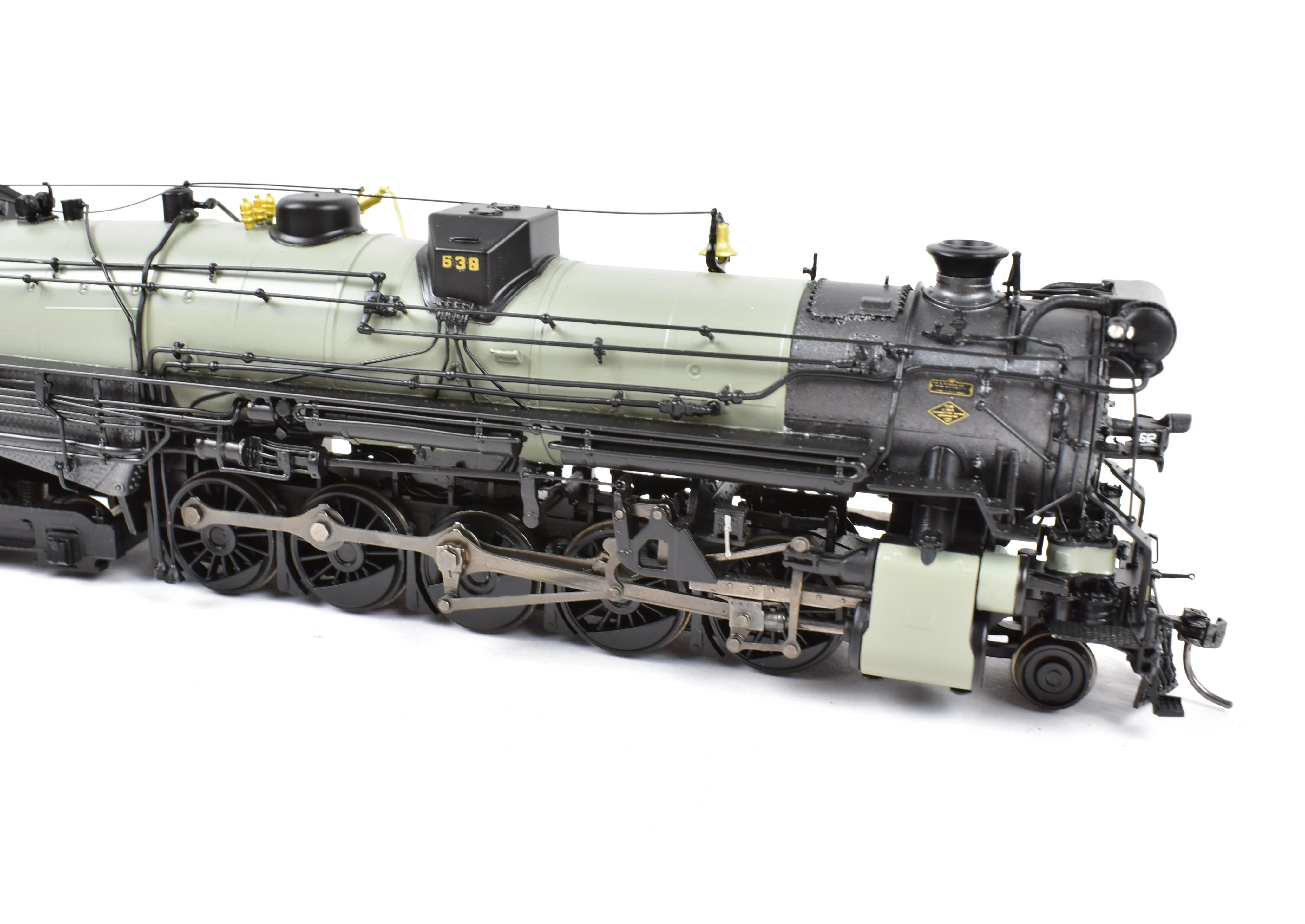 HO Brass Hybrid BLI - Broadway Limited Imports T&P - Texas & Pacific 2-10-4 FP DCC and Sound Re-Numbered #638 - Image 15