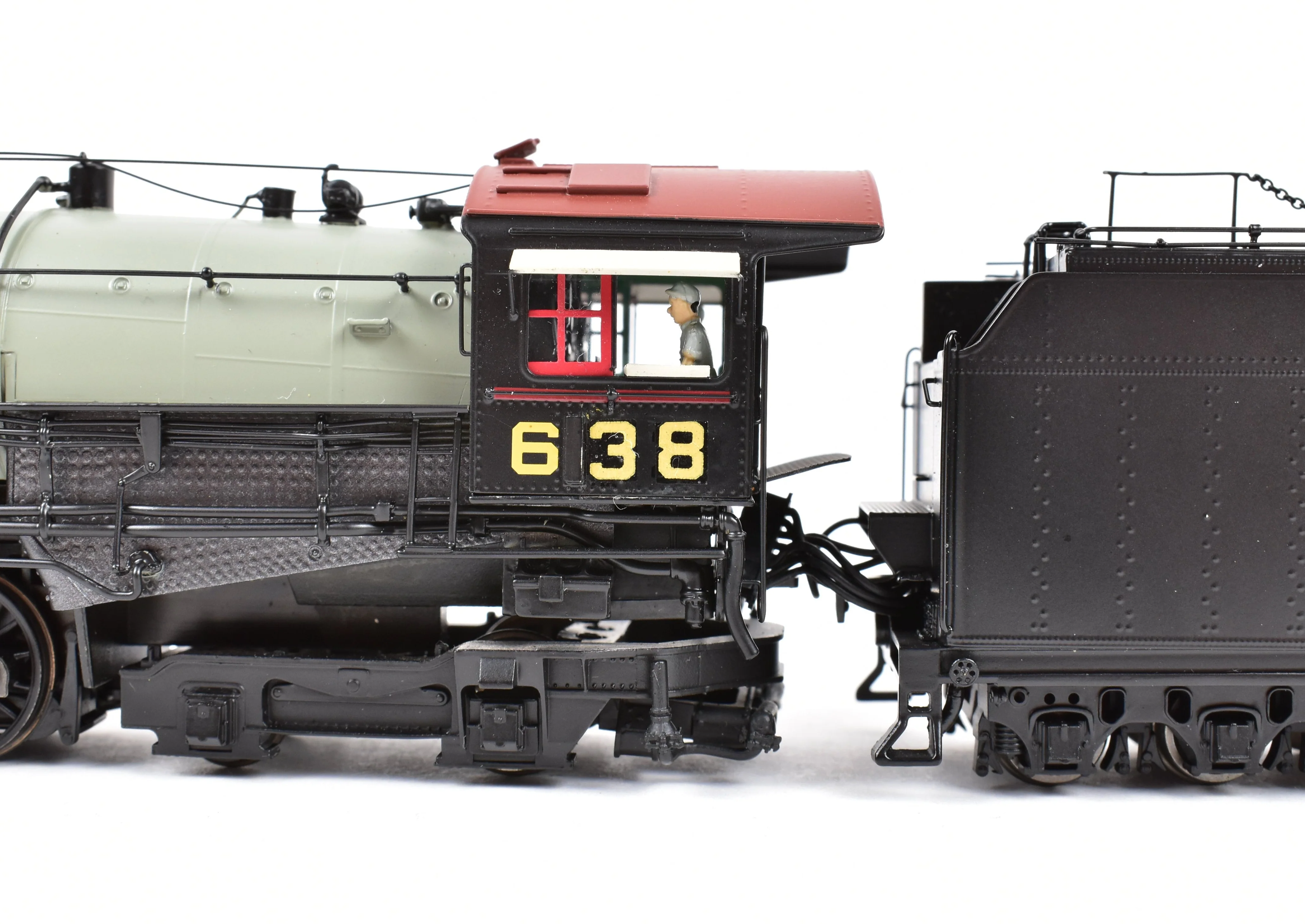 HO Brass Hybrid BLI - Broadway Limited Imports T&P - Texas & Pacific 2-10-4 FP DCC and Sound Re-Numbered #638 - Image 17