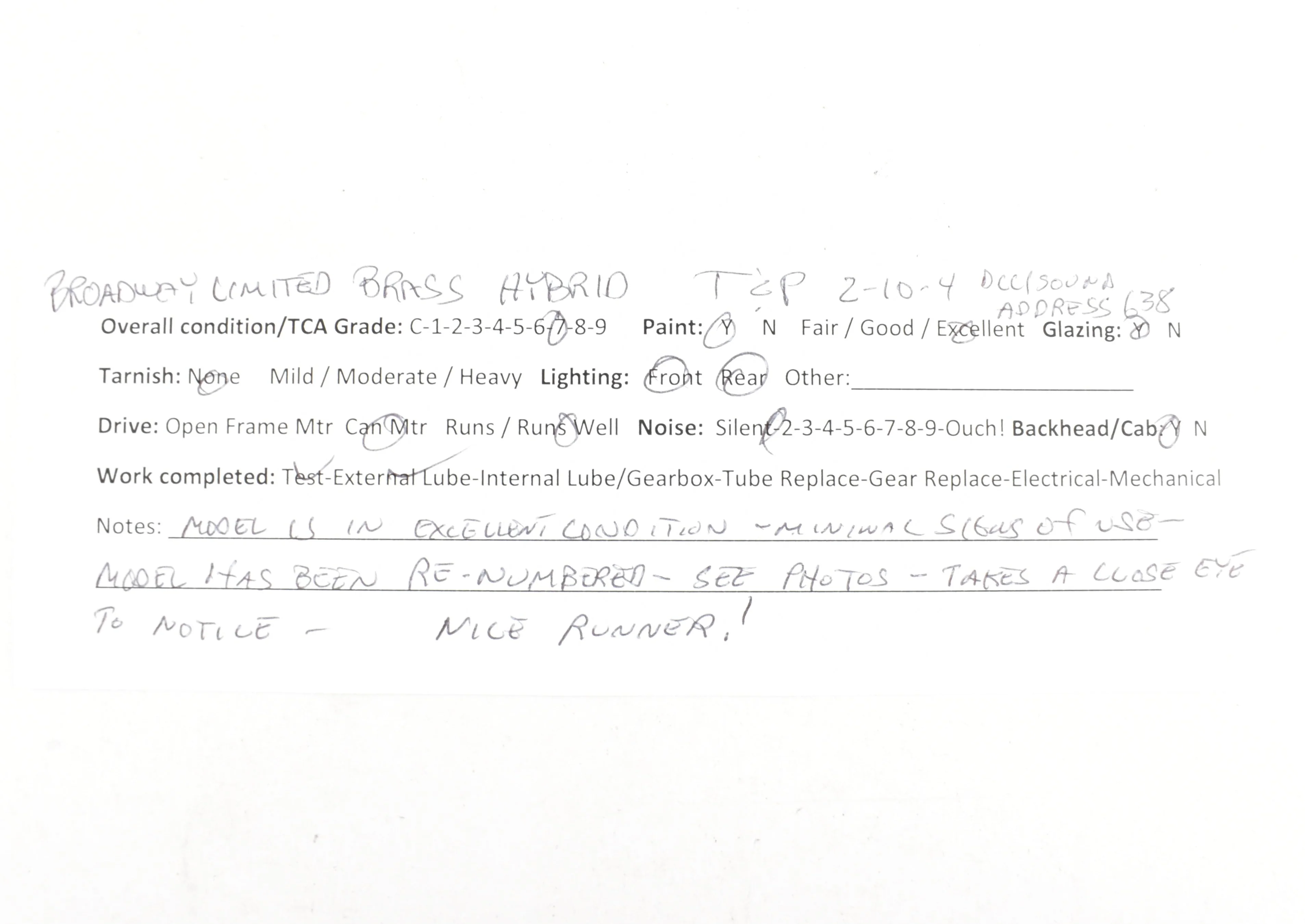 HO Brass Hybrid BLI - Broadway Limited Imports T&P - Texas & Pacific 2-10-4 FP DCC and Sound Re-Numbered #638 - Image 23