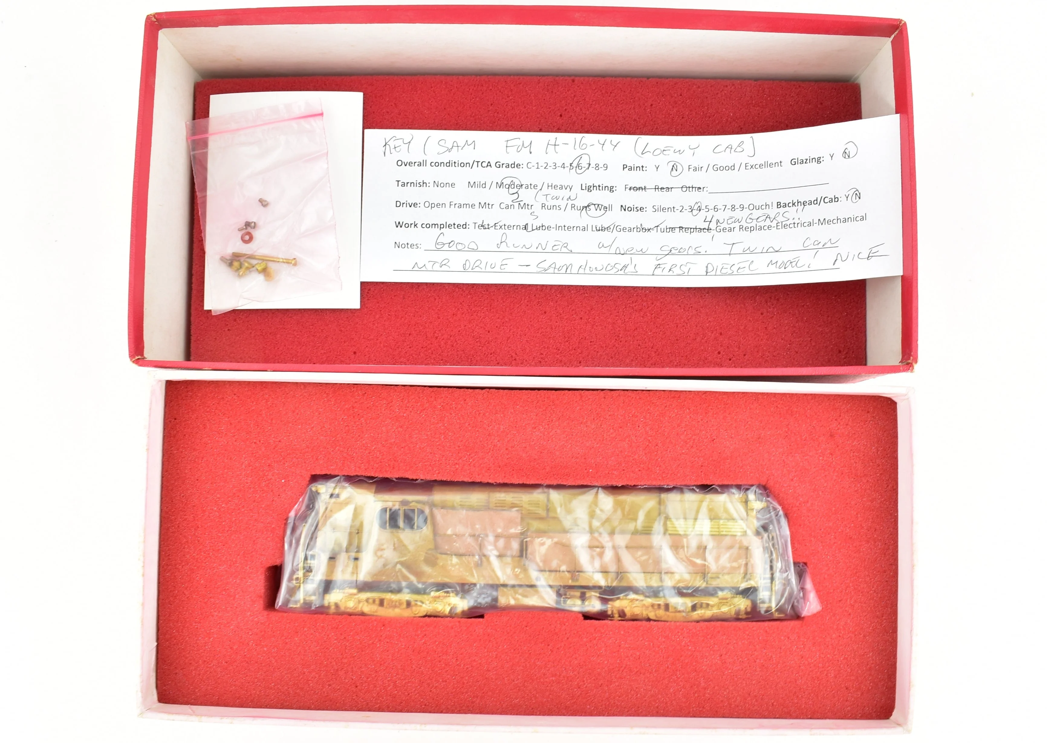 HO Brass Key Imports ATSF - Santa Fe & Various Roads Fairbanks Morse H-16-44 Loewy Design - Image 15