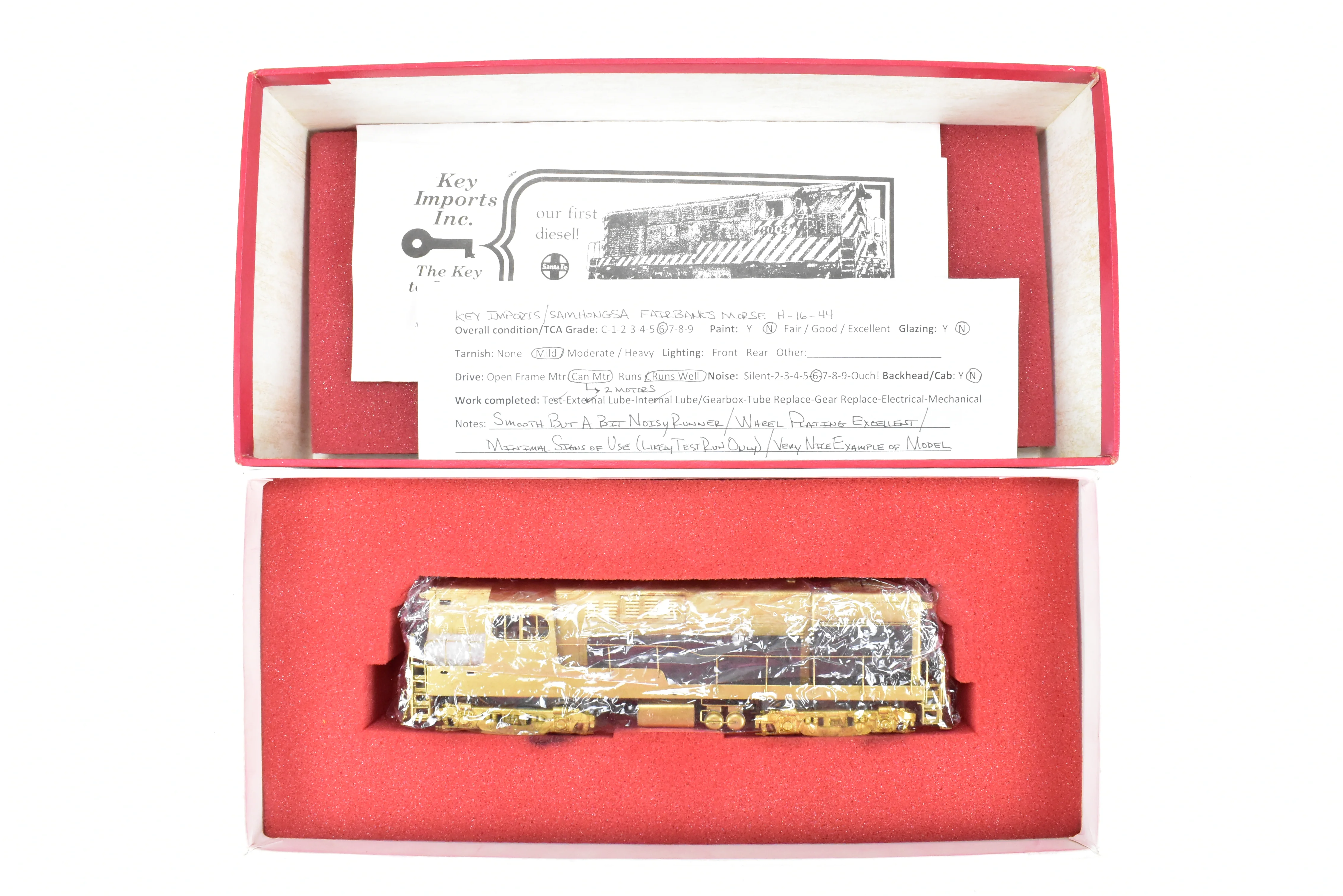 HO Brass Key Imports ATSF - Santa Fe & Various Roads Fairbanks Morse H-16-44 Loewy Design - Image 17
