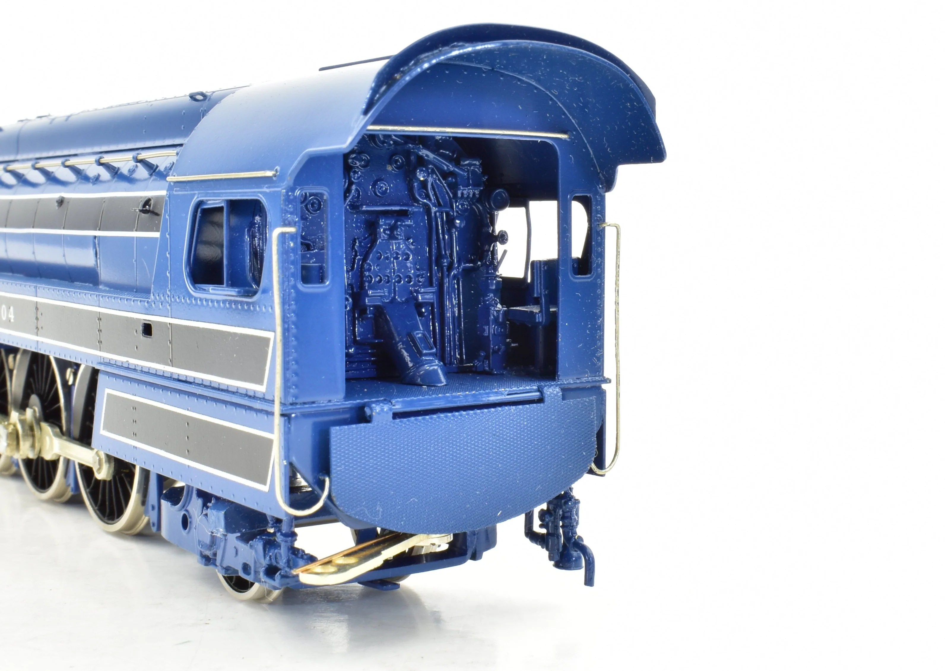 HO Brass Key Imports B&O - Baltimore & Ohio "Cincinnatian" P-7d and 5 Coach Train Set FP CS-22 - Image 11