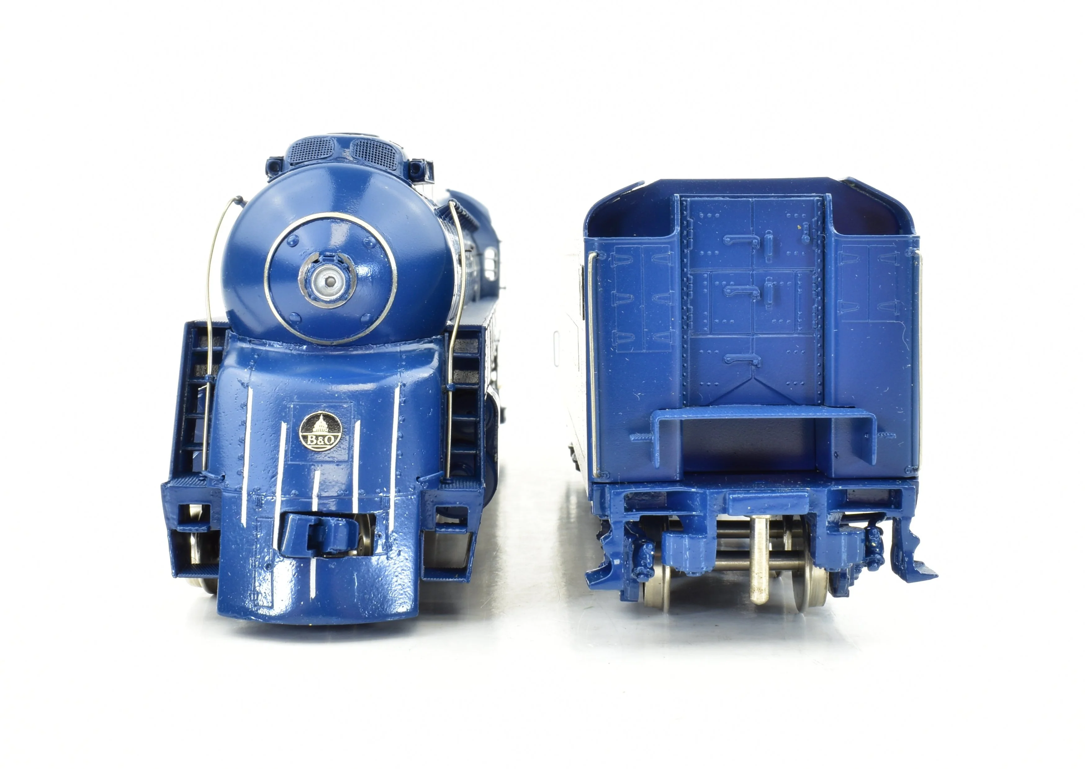 HO Brass Key Imports B&O - Baltimore & Ohio "Cincinnatian" P-7d and 5 Coach Train Set FP CS-22 - Image 12