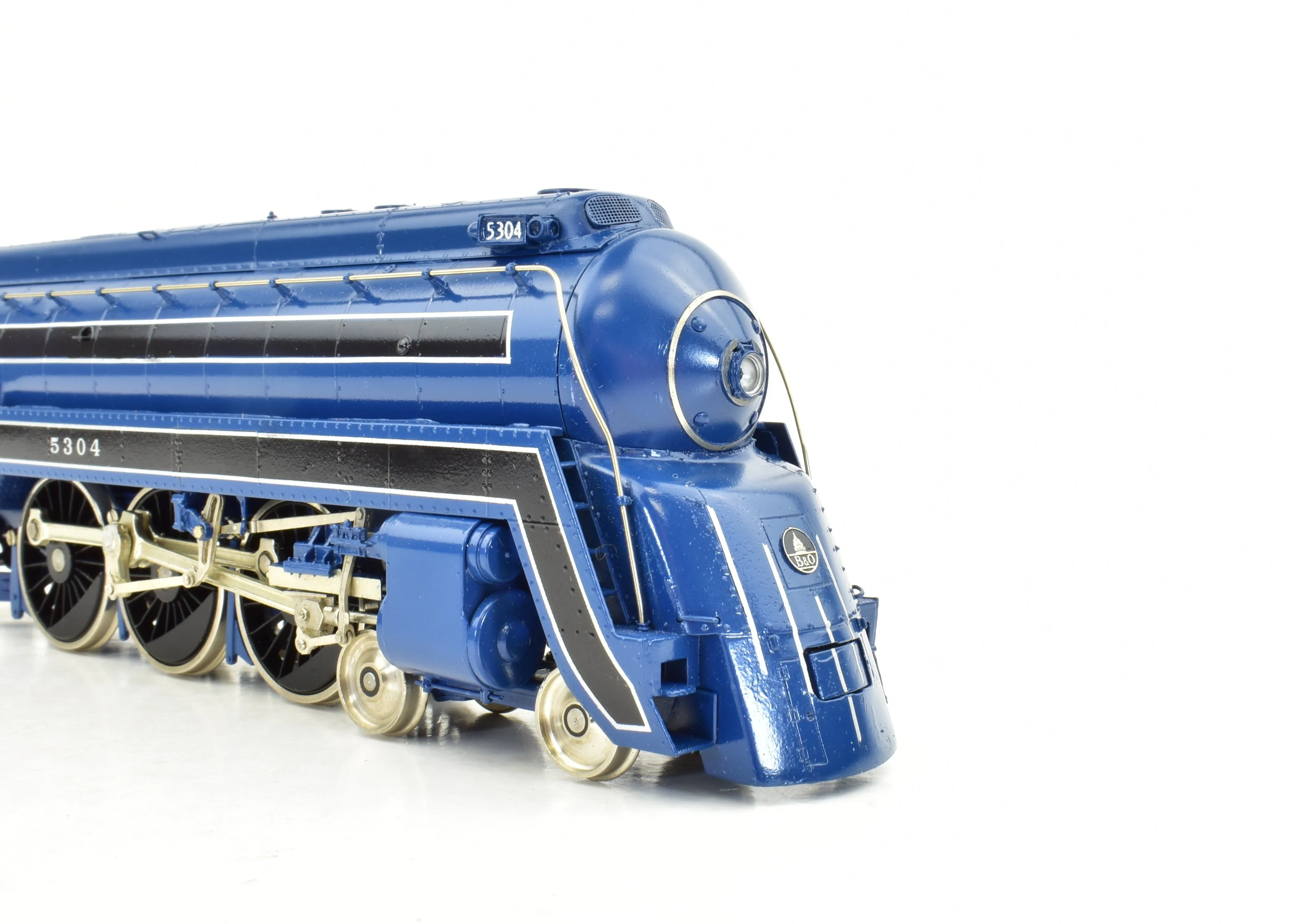 HO Brass Key Imports B&O - Baltimore & Ohio "Cincinnatian" P-7d and 5 Coach Train Set FP CS-22 - Image 13