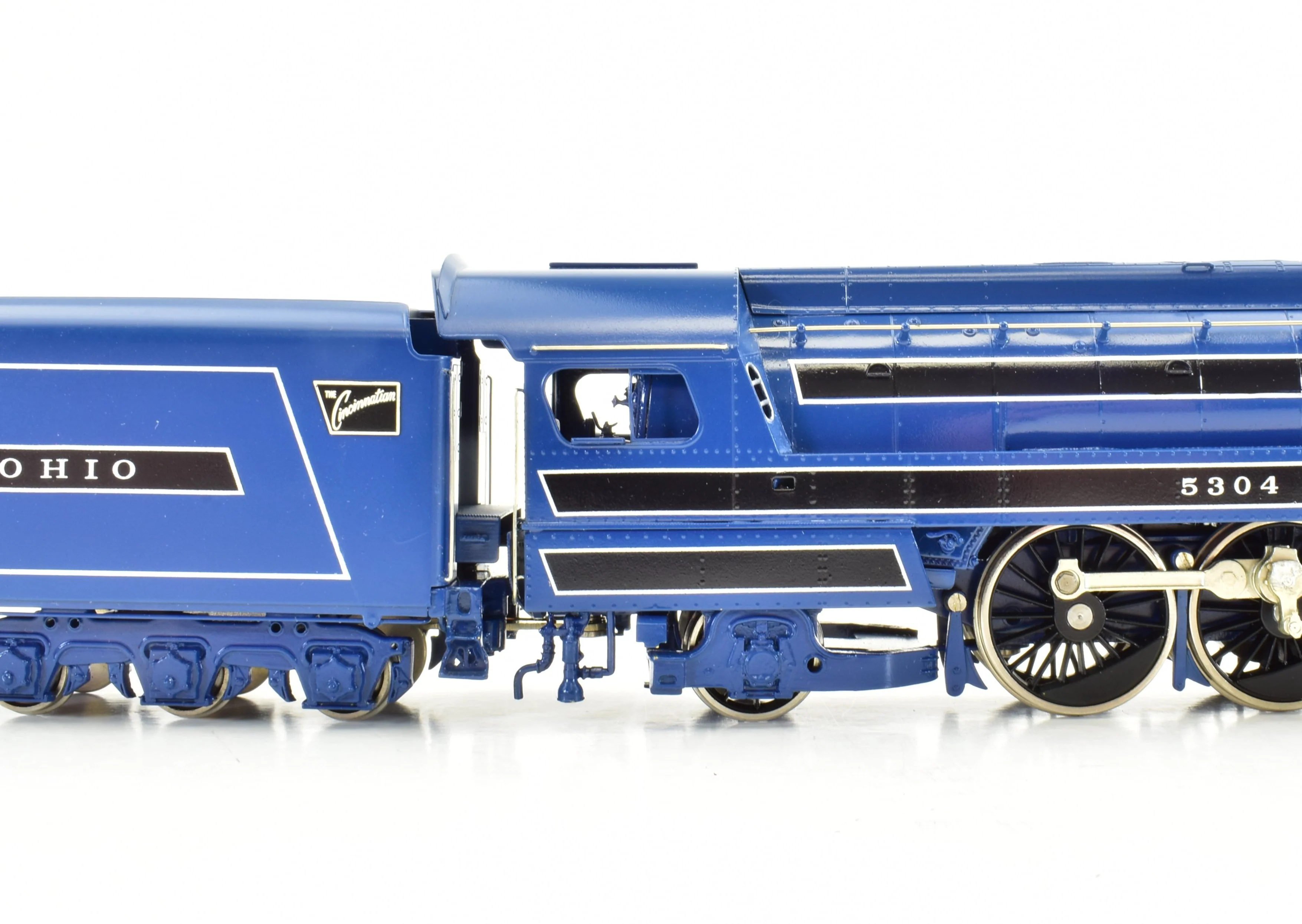 HO Brass Key Imports B&O - Baltimore & Ohio "Cincinnatian" P-7d and 5 Coach Train Set FP CS-22 - Image 18