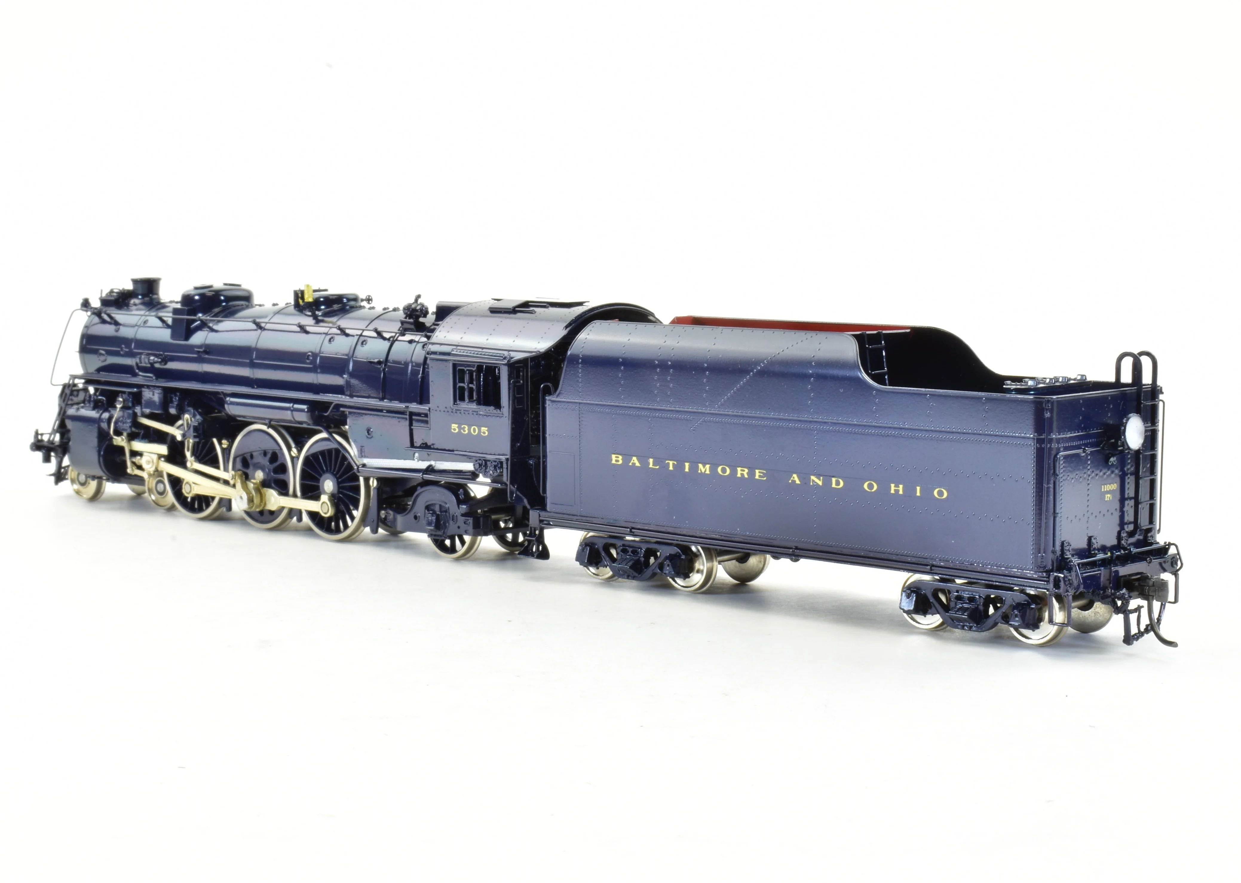 HO Brass Key Imports B&O - Baltimore & Ohio - P-7C 4-6-2 Pacific Custom Series #47 FP - Image 5