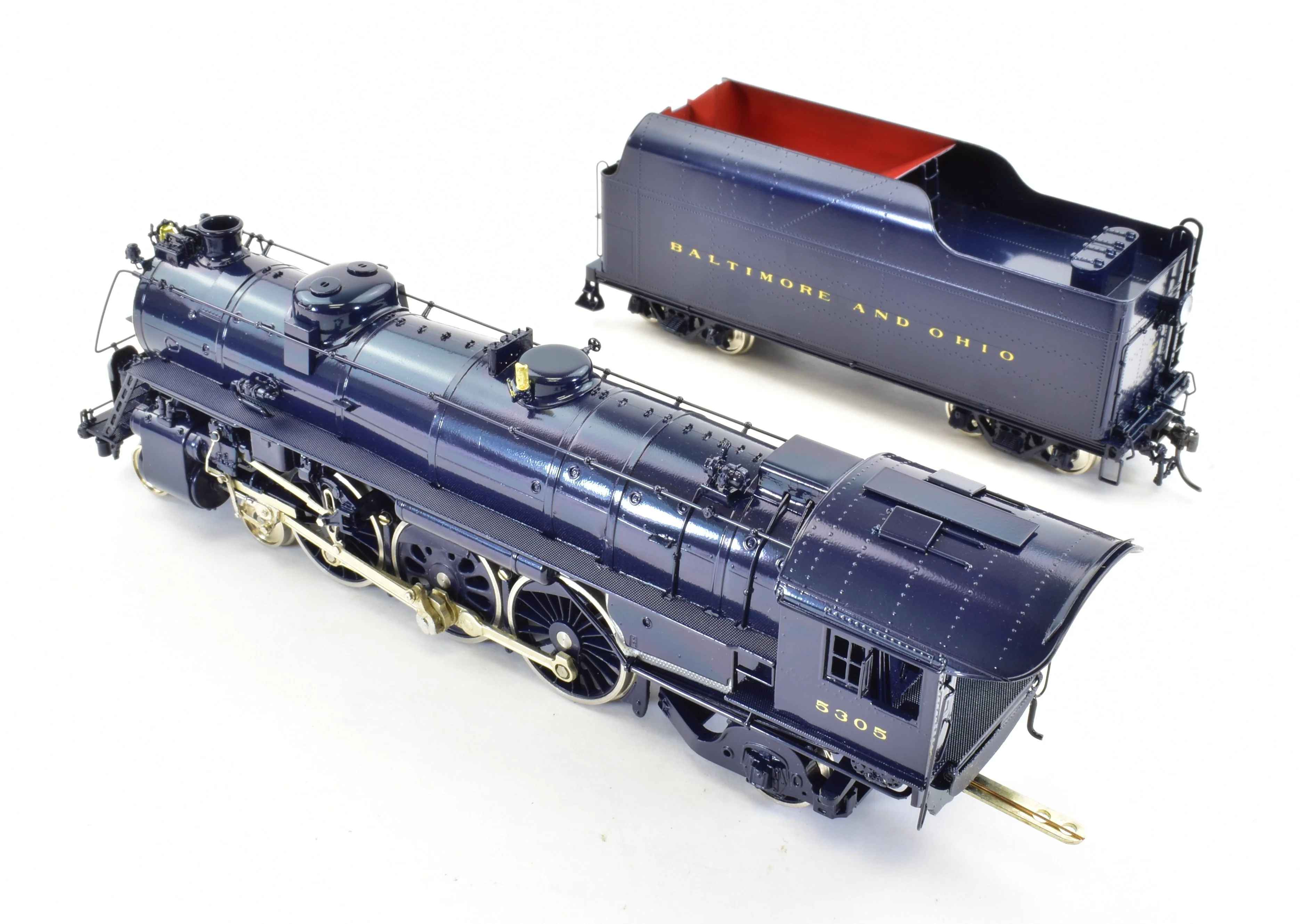 HO Brass Key Imports B&O - Baltimore & Ohio - P-7C 4-6-2 Pacific Custom Series #47 FP - Image 9