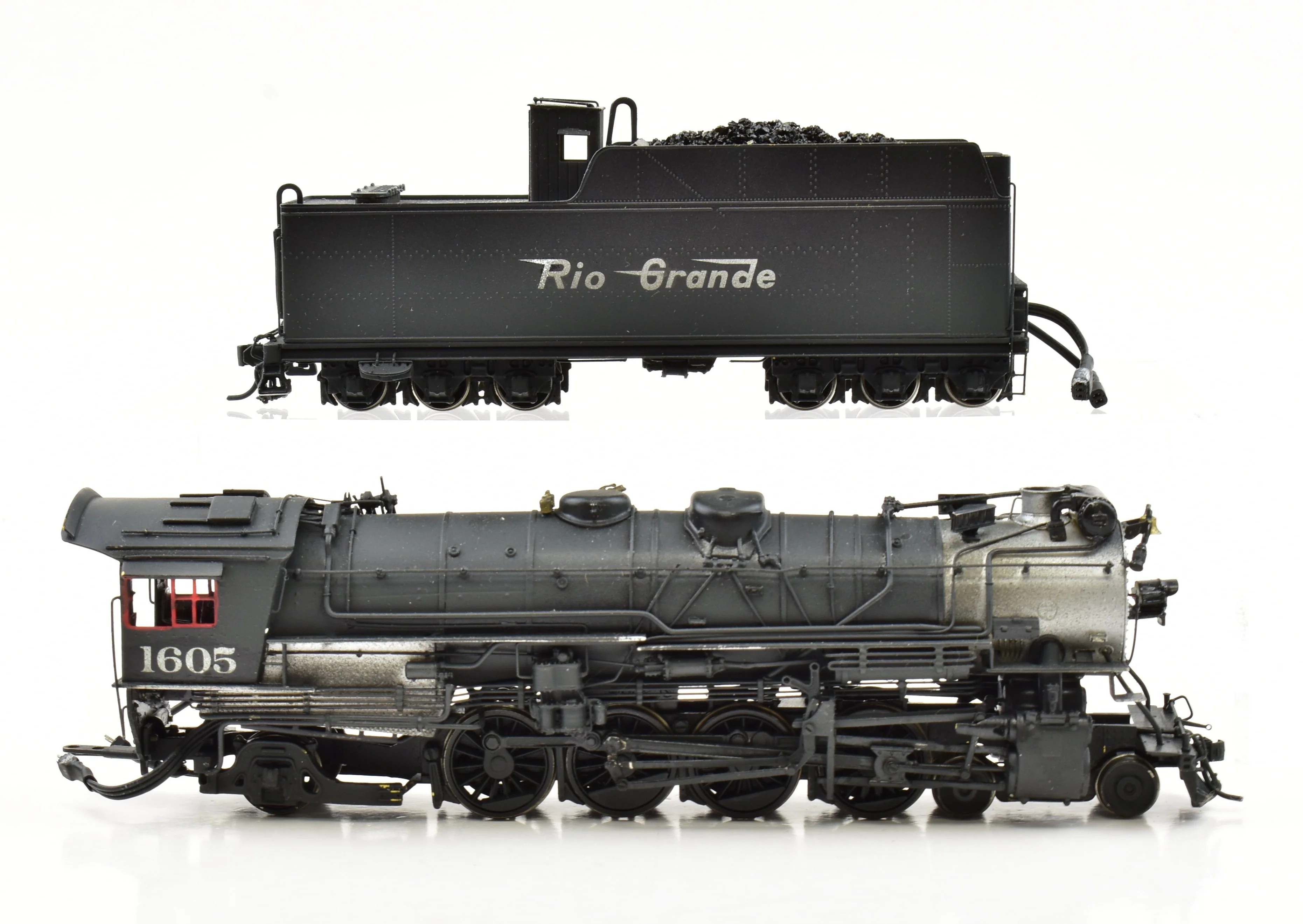 HO Brass Key Imports D&RGW - Denver & Rio Grande Western M-75 4-8-2 Mountain Custom Painted DCC & Sound - Image 3