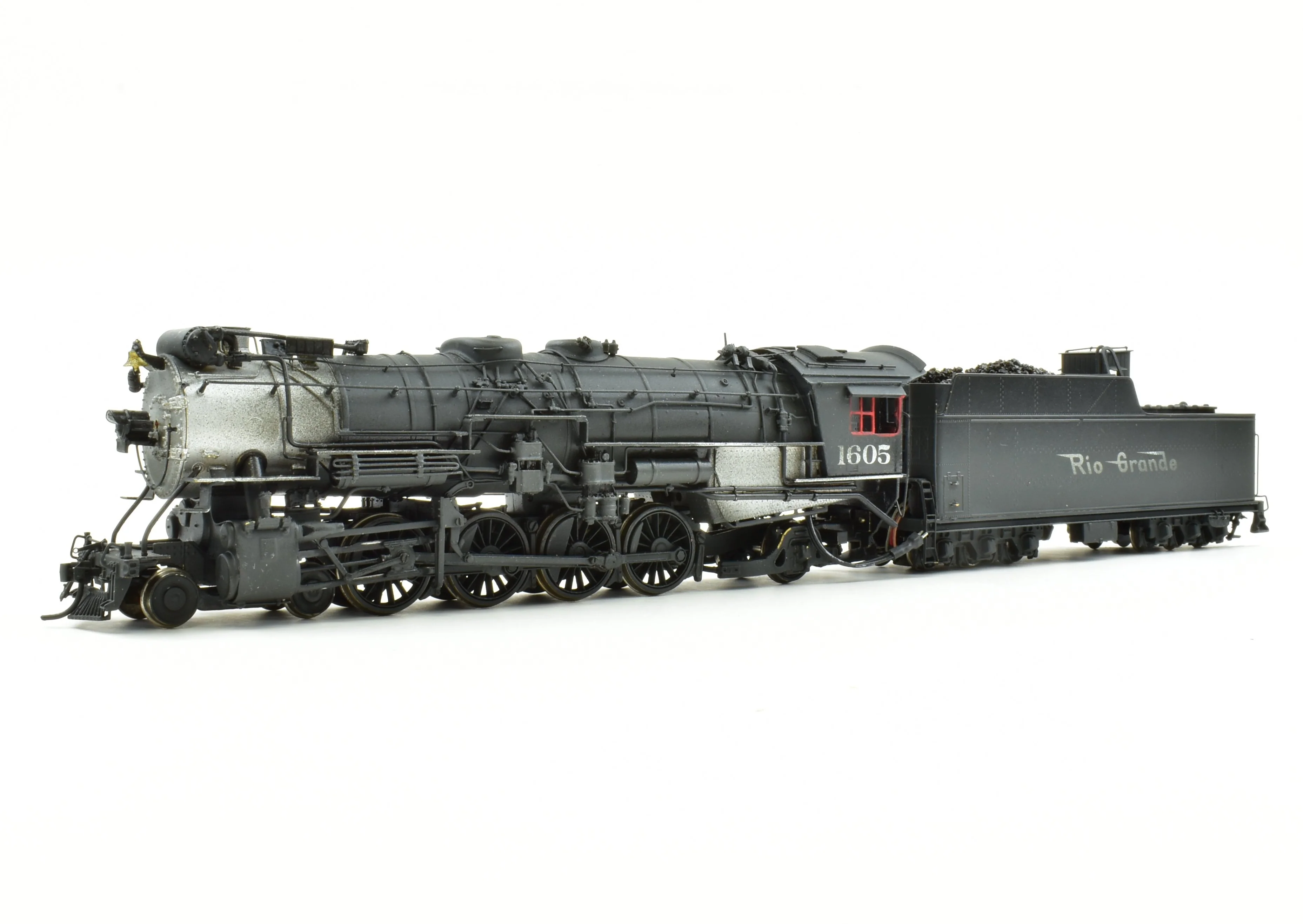 HO Brass Key Imports D&RGW - Denver & Rio Grande Western M-75 4-8-2 Mountain Custom Painted DCC & Sound - Image 4