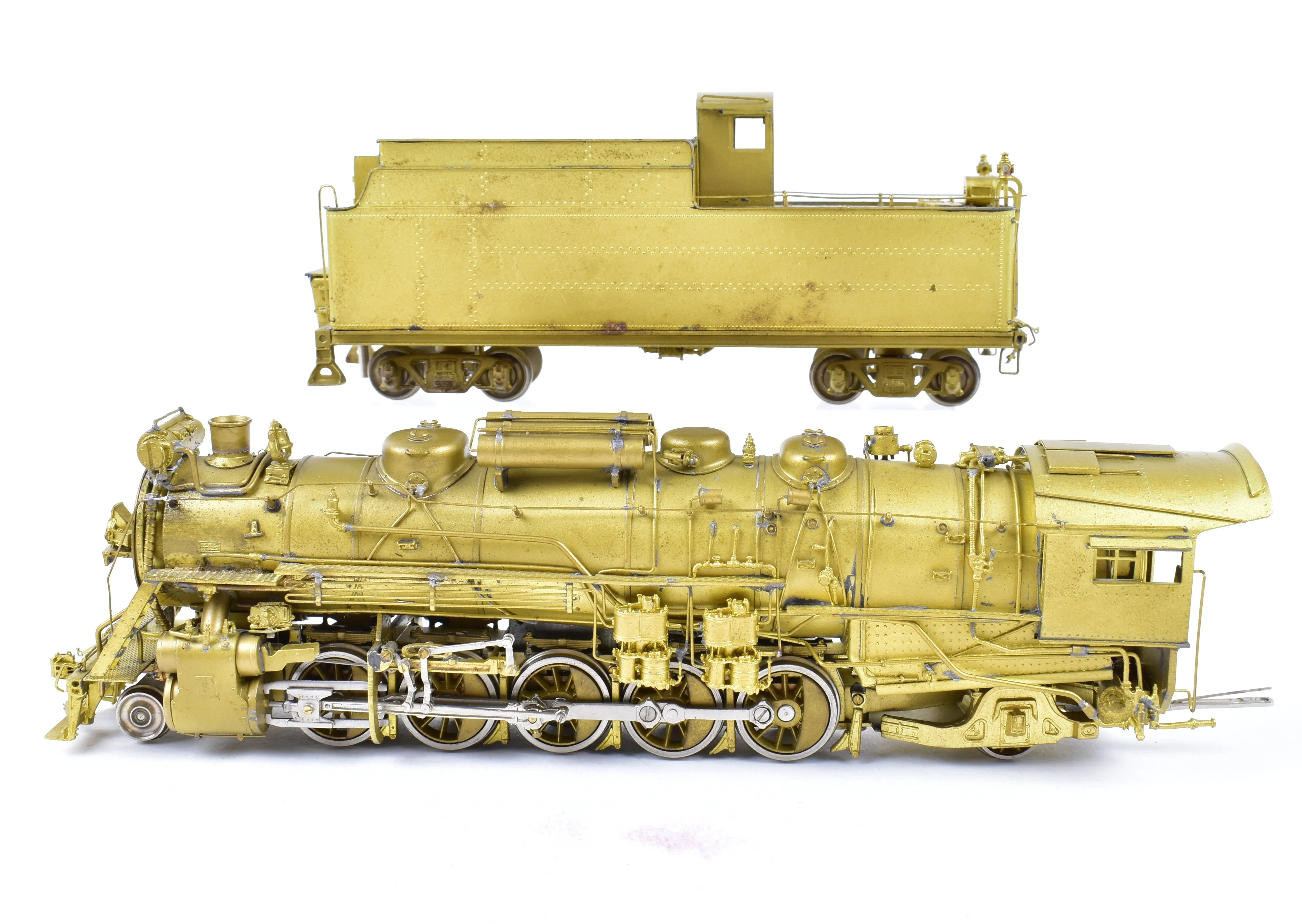 HO Brass Key Imports DM&IR - Duluth Missabe and Iron Range Class 2-10-2 "Santa Fe" AS-IS - Image 3