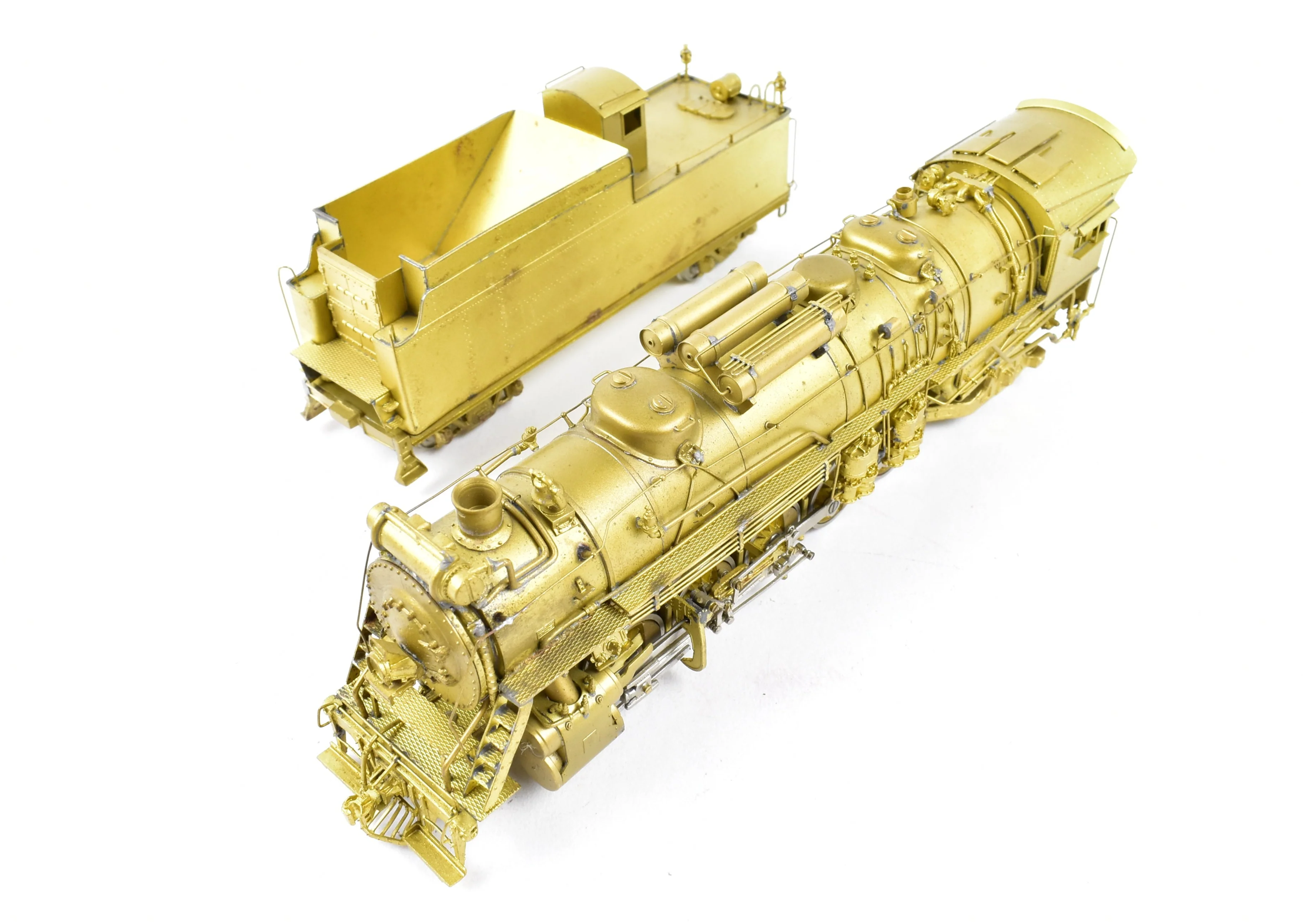 HO Brass Key Imports DM&IR - Duluth Missabe and Iron Range Class 2-10-2 "Santa Fe" AS-IS - Image 6