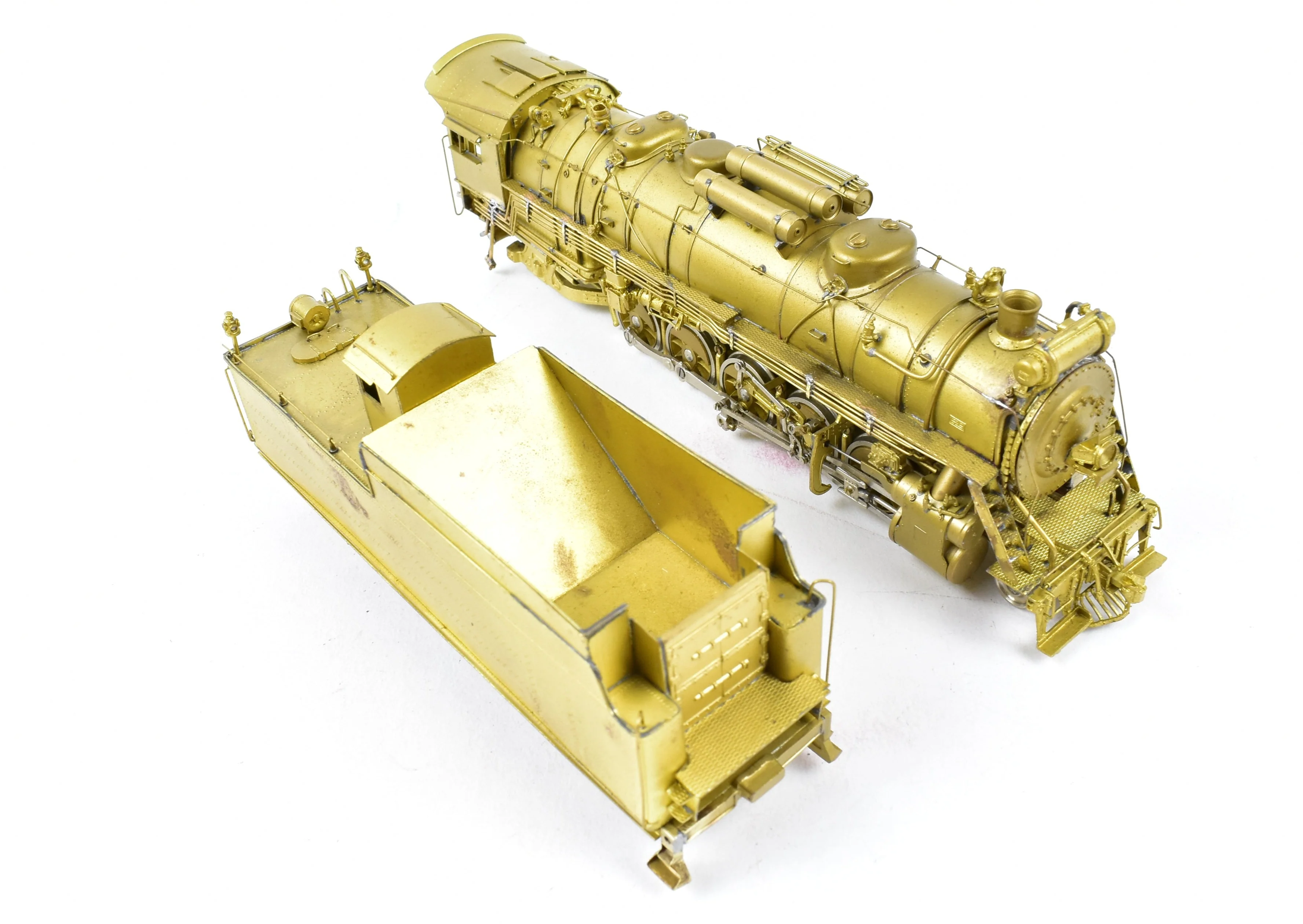 HO Brass Key Imports DM&IR - Duluth Missabe and Iron Range Class 2-10-2 "Santa Fe" AS-IS - Image 7