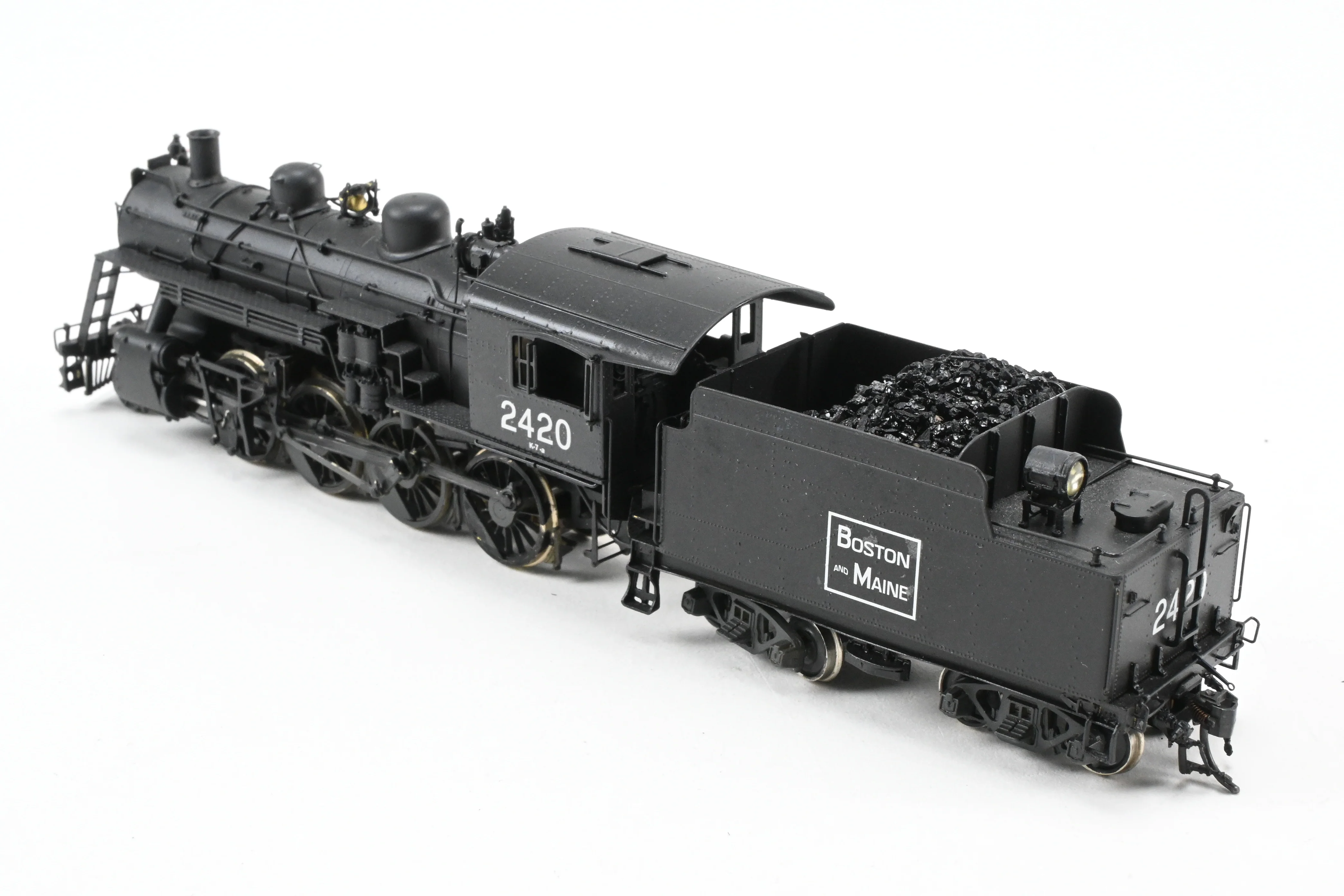 HO Brass NERS - New England Rail Service B&M - Boston & Maine Class K-7A 2-8-0 CP No. 2420 - Image 8