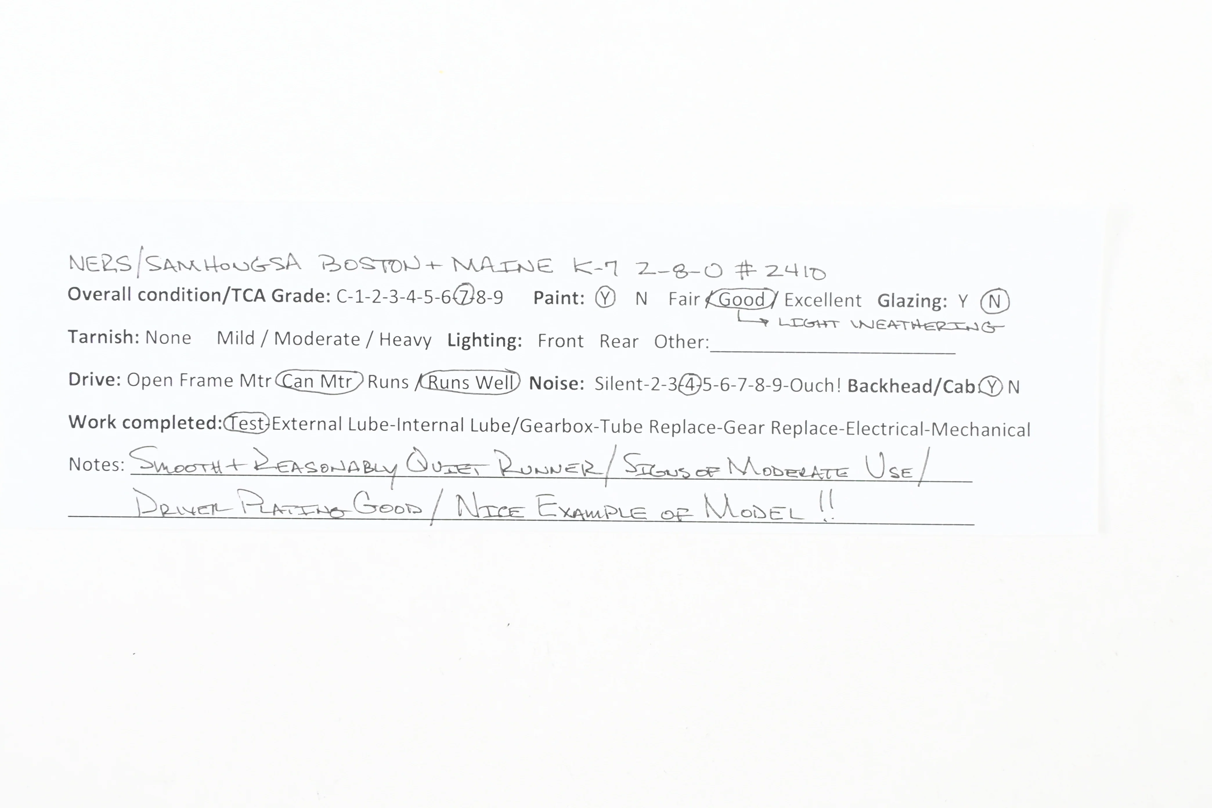 HO Brass NERS - New England Rail Service B&M - Boston & Maine Class K-7A 2-8-0 Consolidation CP No. 2410 REBOXX - Image 18