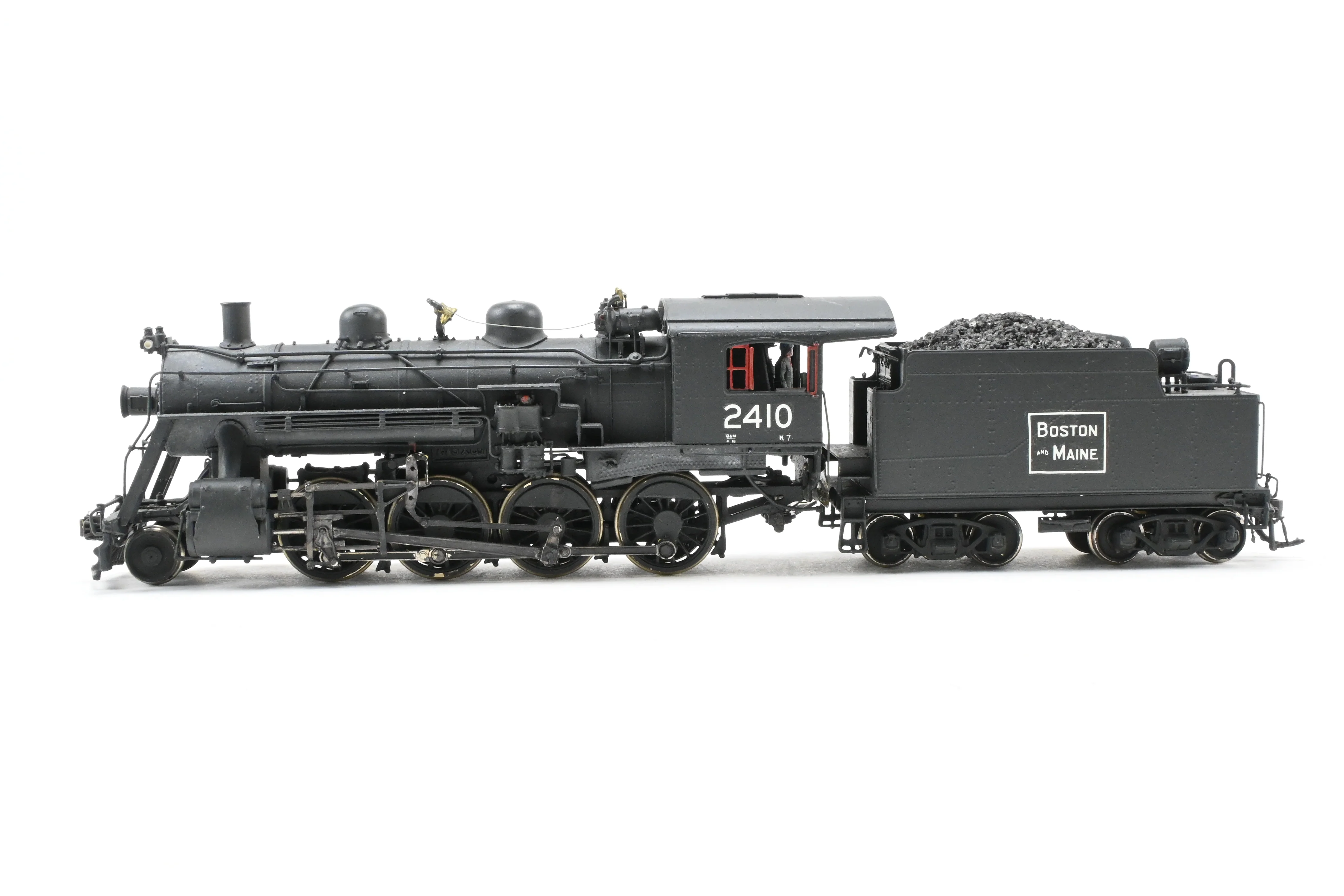 HO Brass NERS - New England Rail Service B&M - Boston & Maine Class K-7A 2-8-0 Consolidation CP No. 2410 REBOXX - Image 3