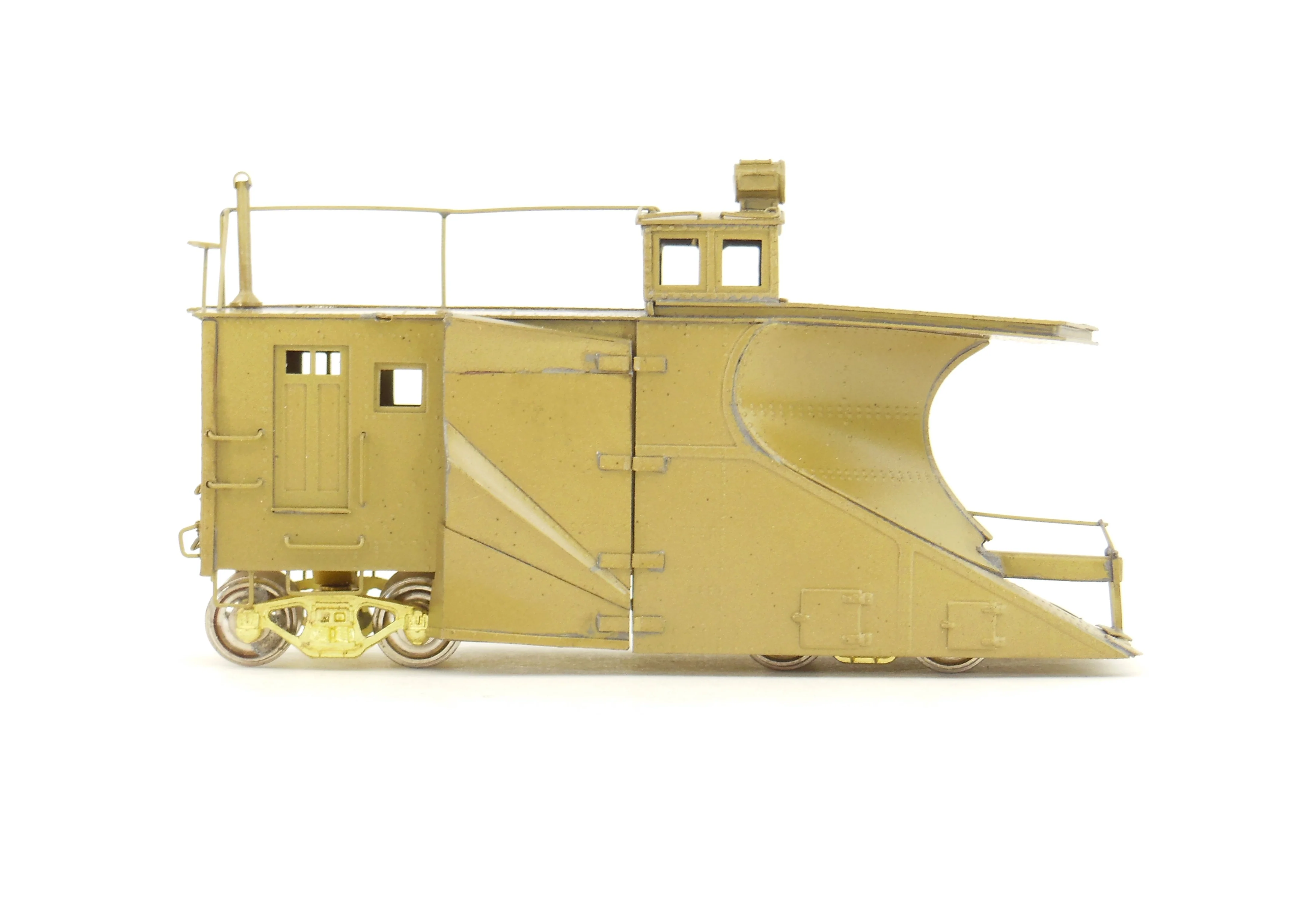 HO Brass NJ Custom Brass Various Roads MOW Snow Plow All Steel - Image 4