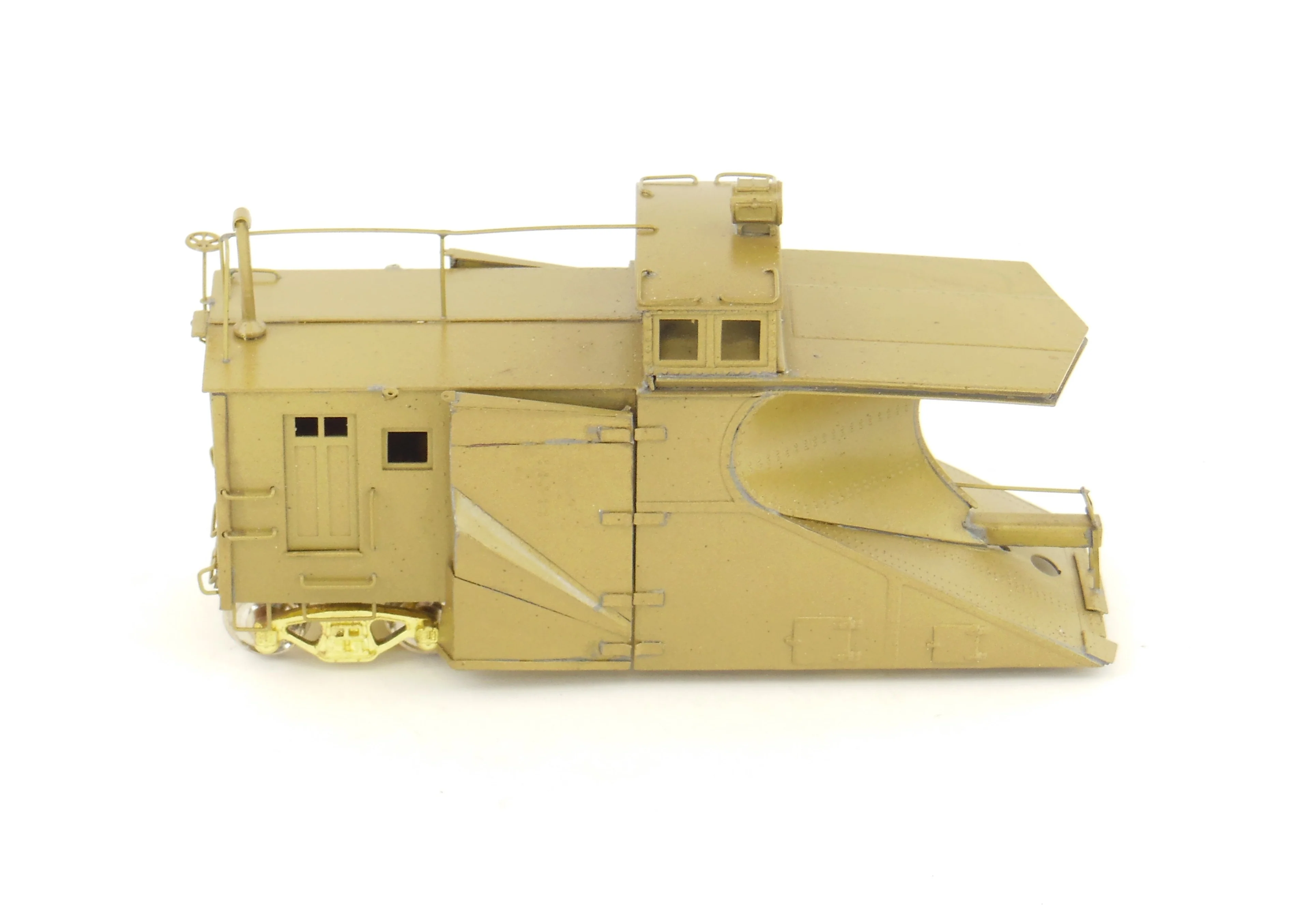 HO Brass NJ Custom Brass Various Roads MOW Snow Plow All Steel - Image 5