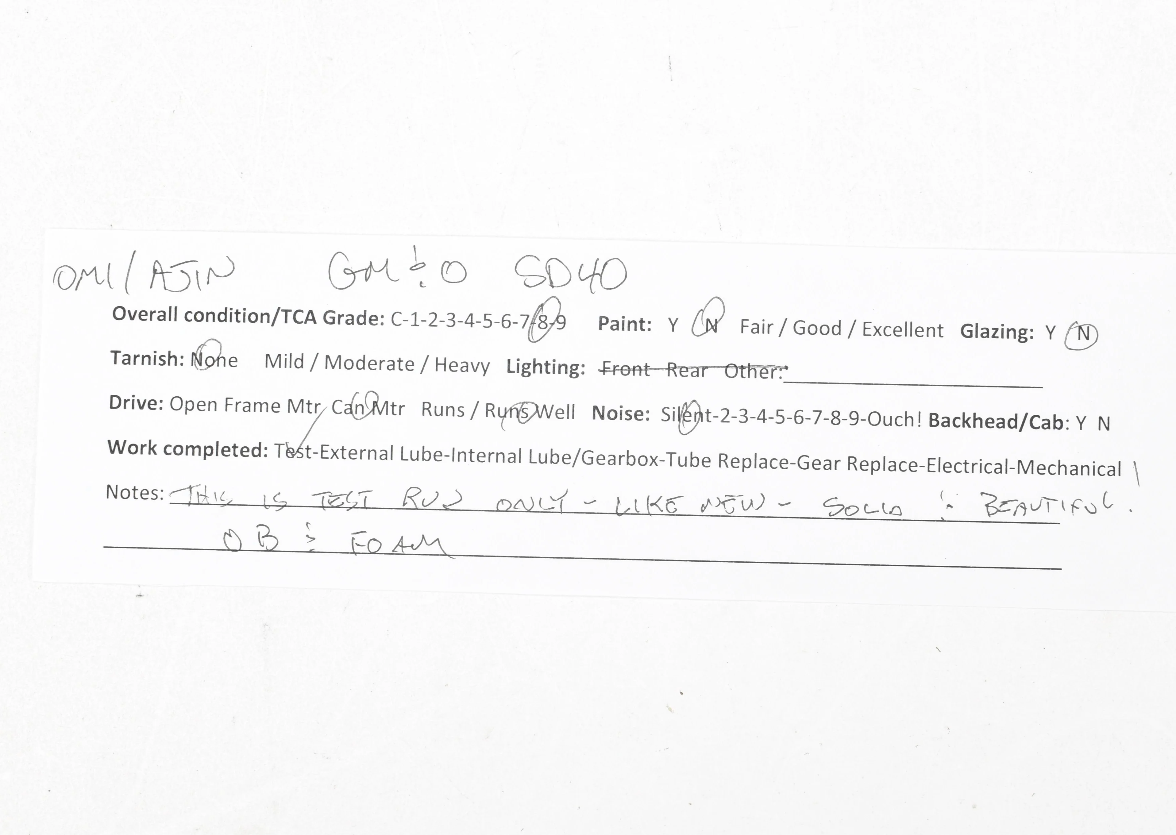 HO Brass OMI - Overland Models Inc. GM&O - Gulf Mobile & Ohio EMD SD40 #901-921 - Image 20