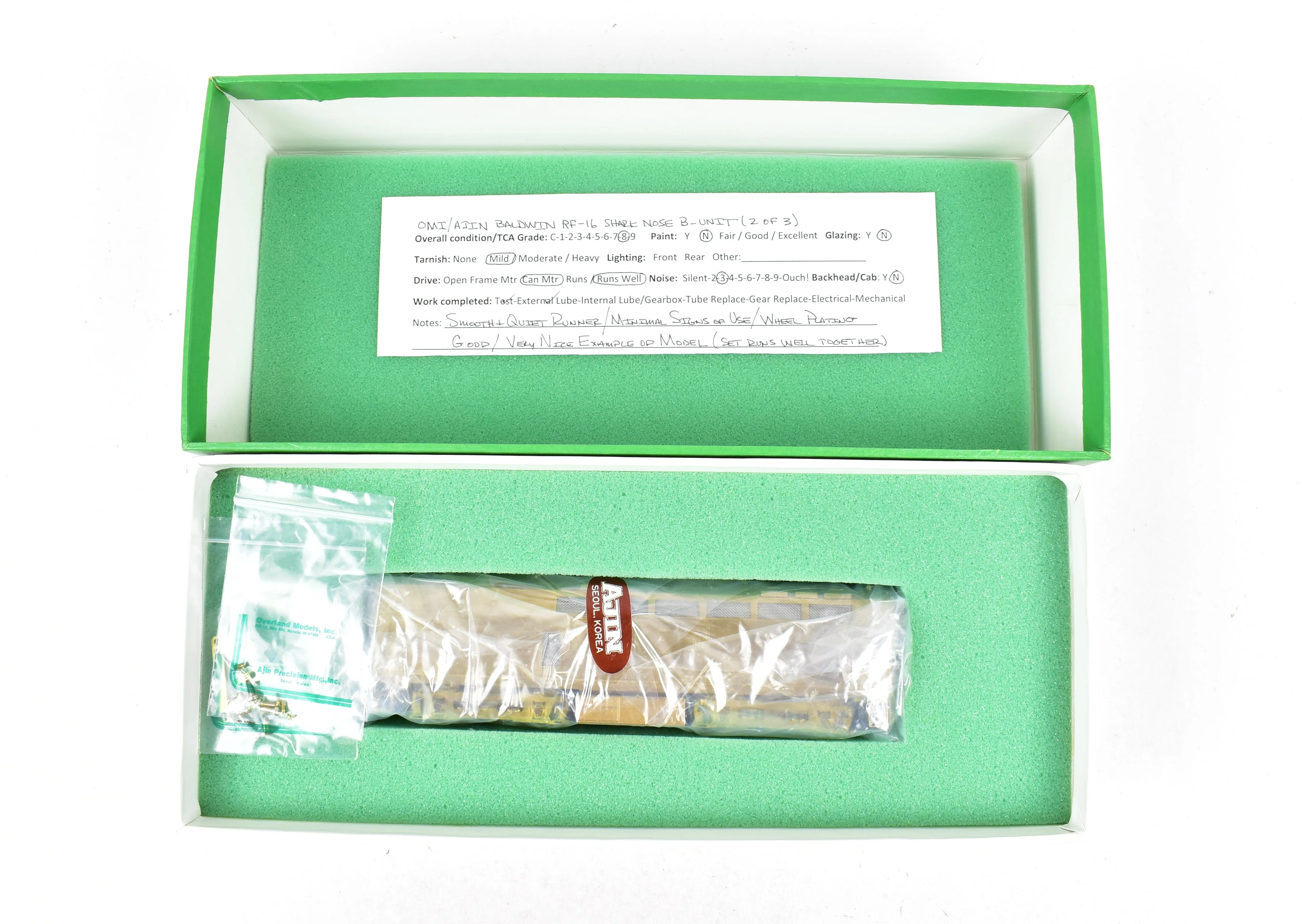 HO Brass CON OMI - Overland Models Inc. NYC, CIL, PRR, and B&O Baldwin RF-16 Shark Nose A/B/A Set - Image 42