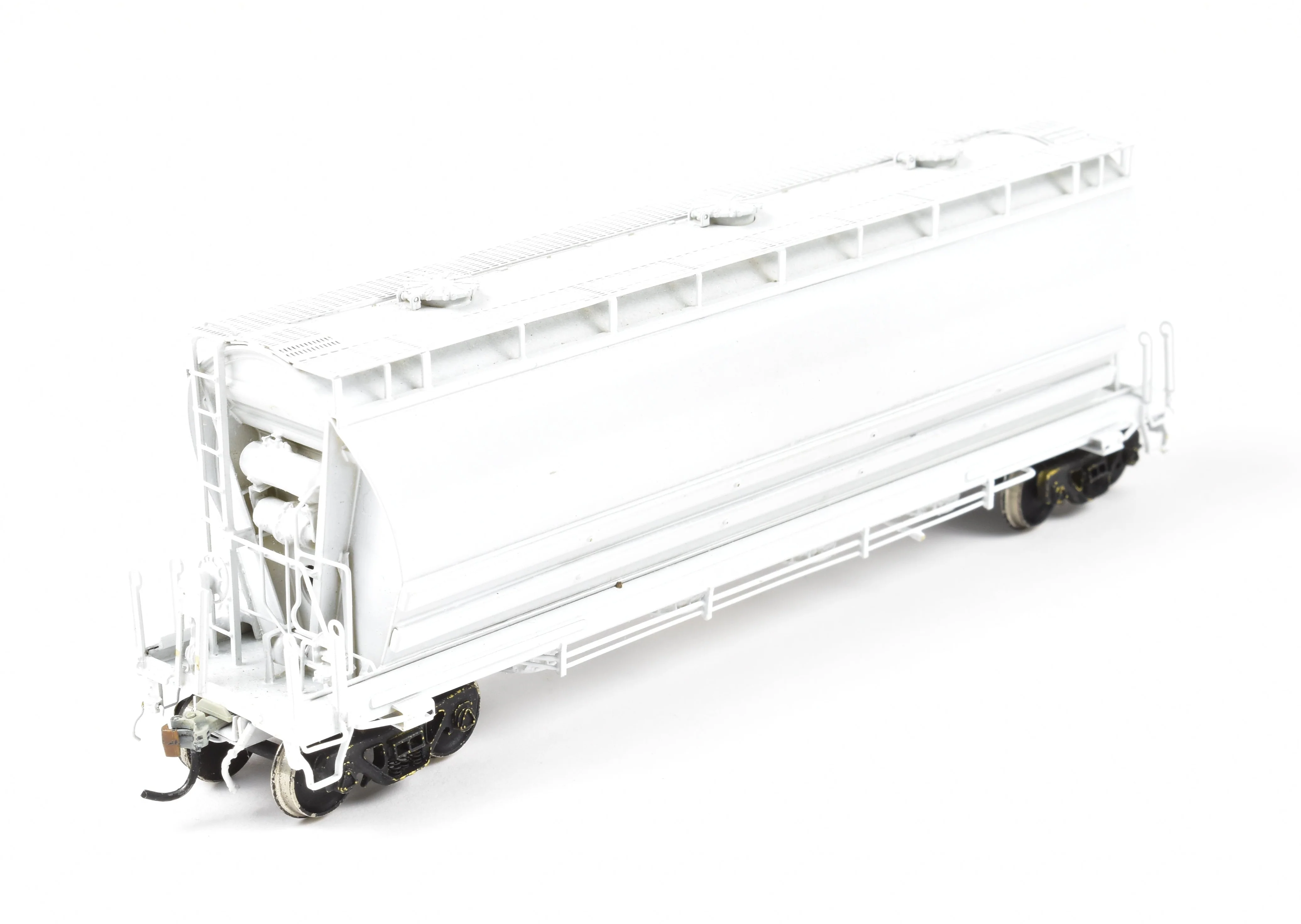 HO Brass CON OMI - Overland Models, Inc. NYC - New York Central PC - Penn Central and CR - Conrail Flexi-Flow PD Covered Hopper Custom Painted Unlettered - Image 6