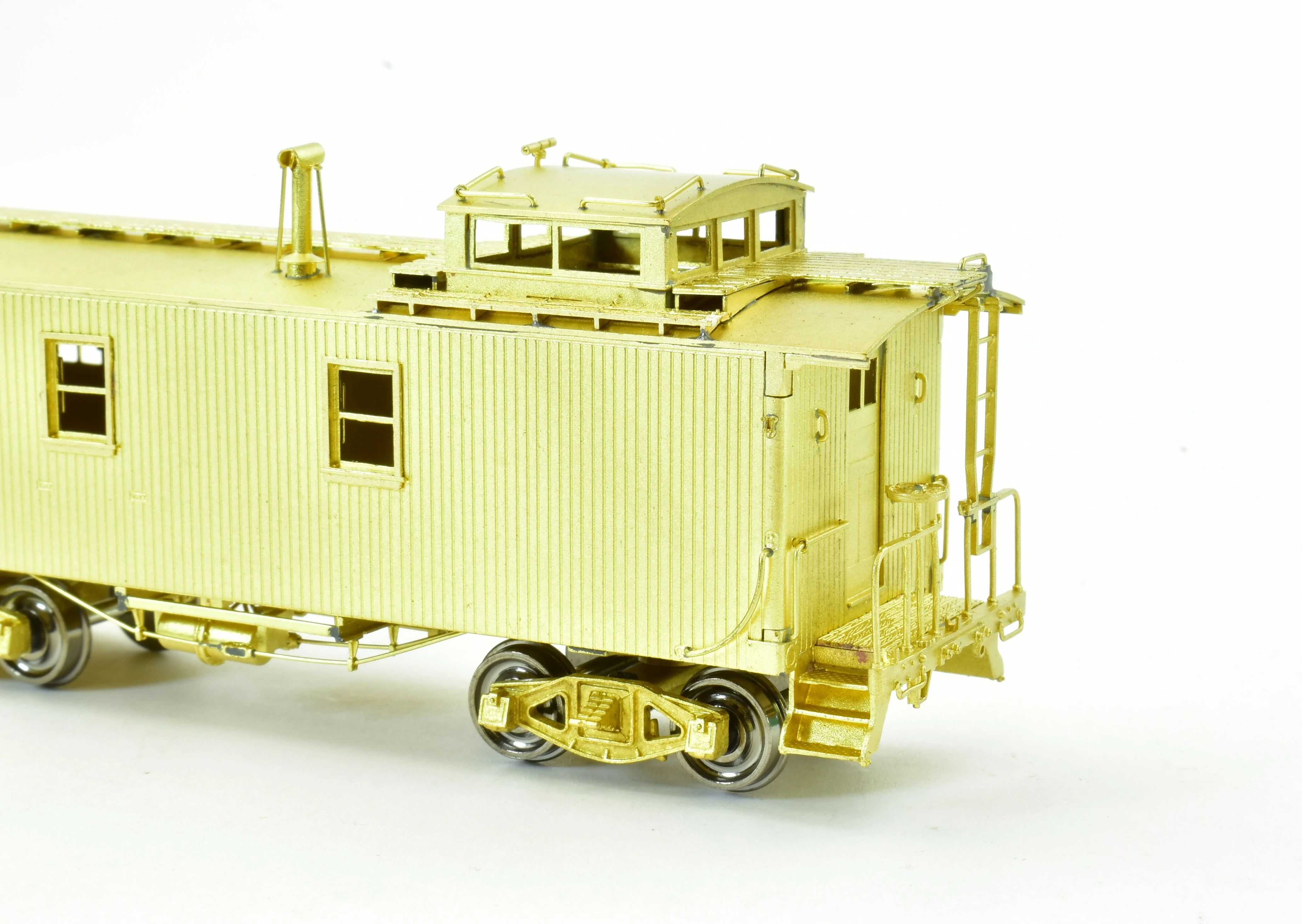 HO Brass OMI - Overland Models, Inc. P&LE - Pittsburgh & Lake Erie NYC Wood Caboose - Image 10