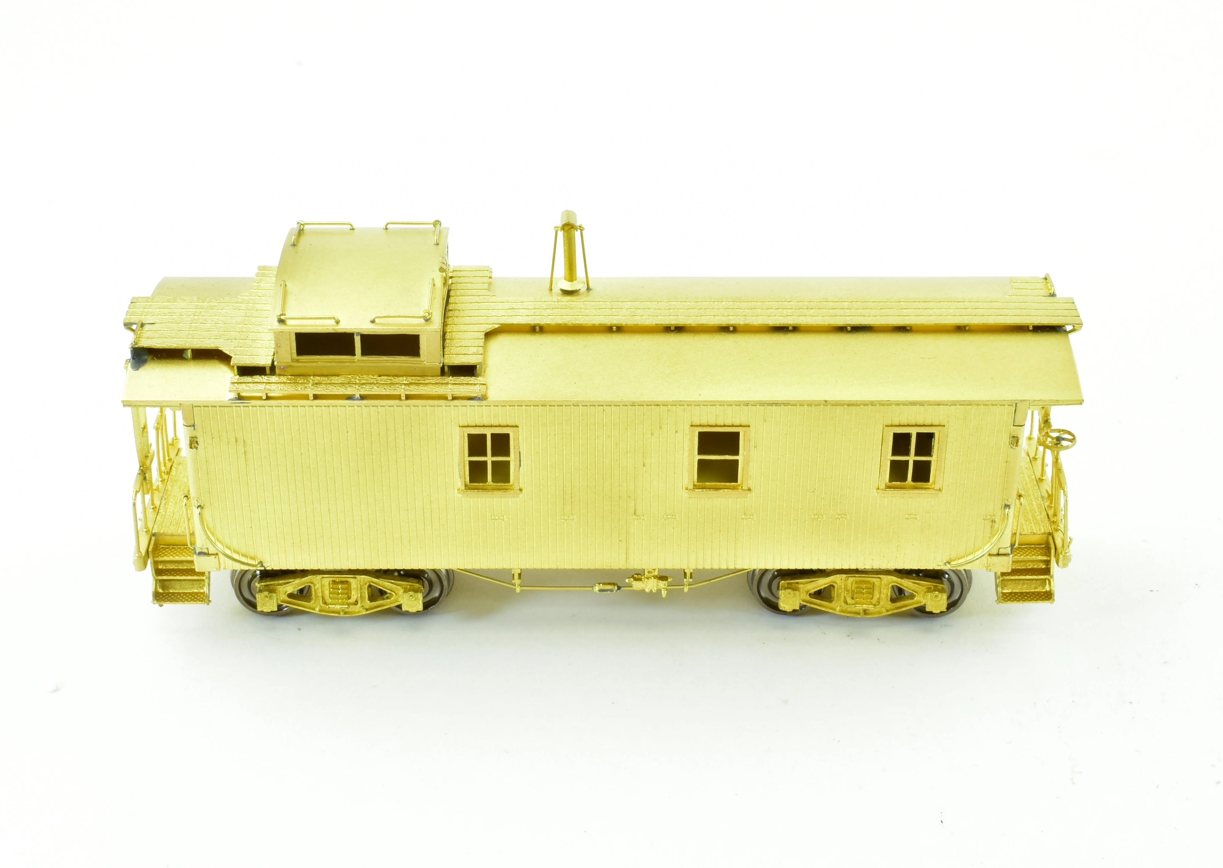 HO Brass OMI - Overland Models, Inc. P&LE - Pittsburgh & Lake Erie NYC Wood Caboose - Image 6