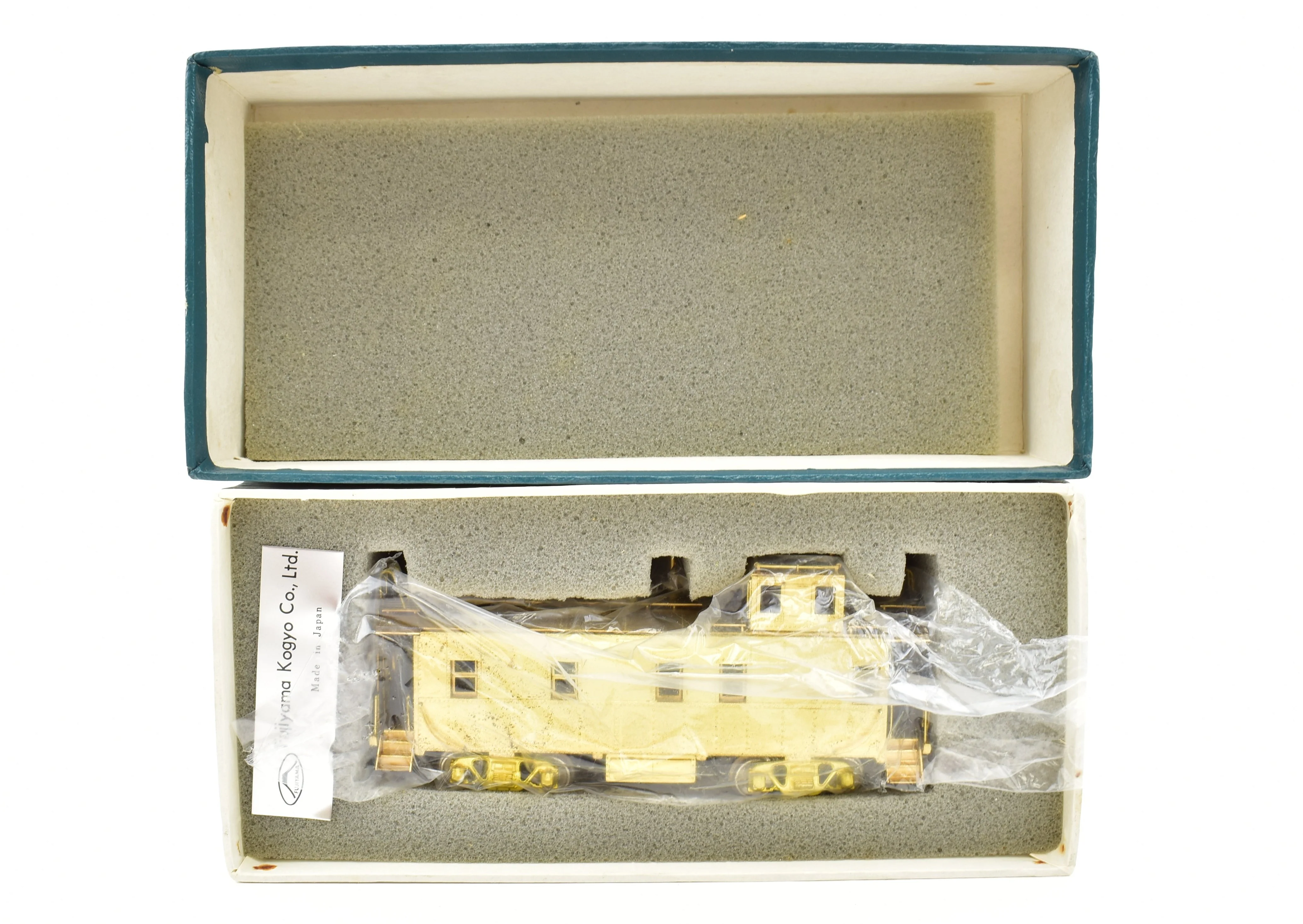 HO Brass PFM - Fujiyama ATSF - Santa Fe Steel Caboose - Image 12