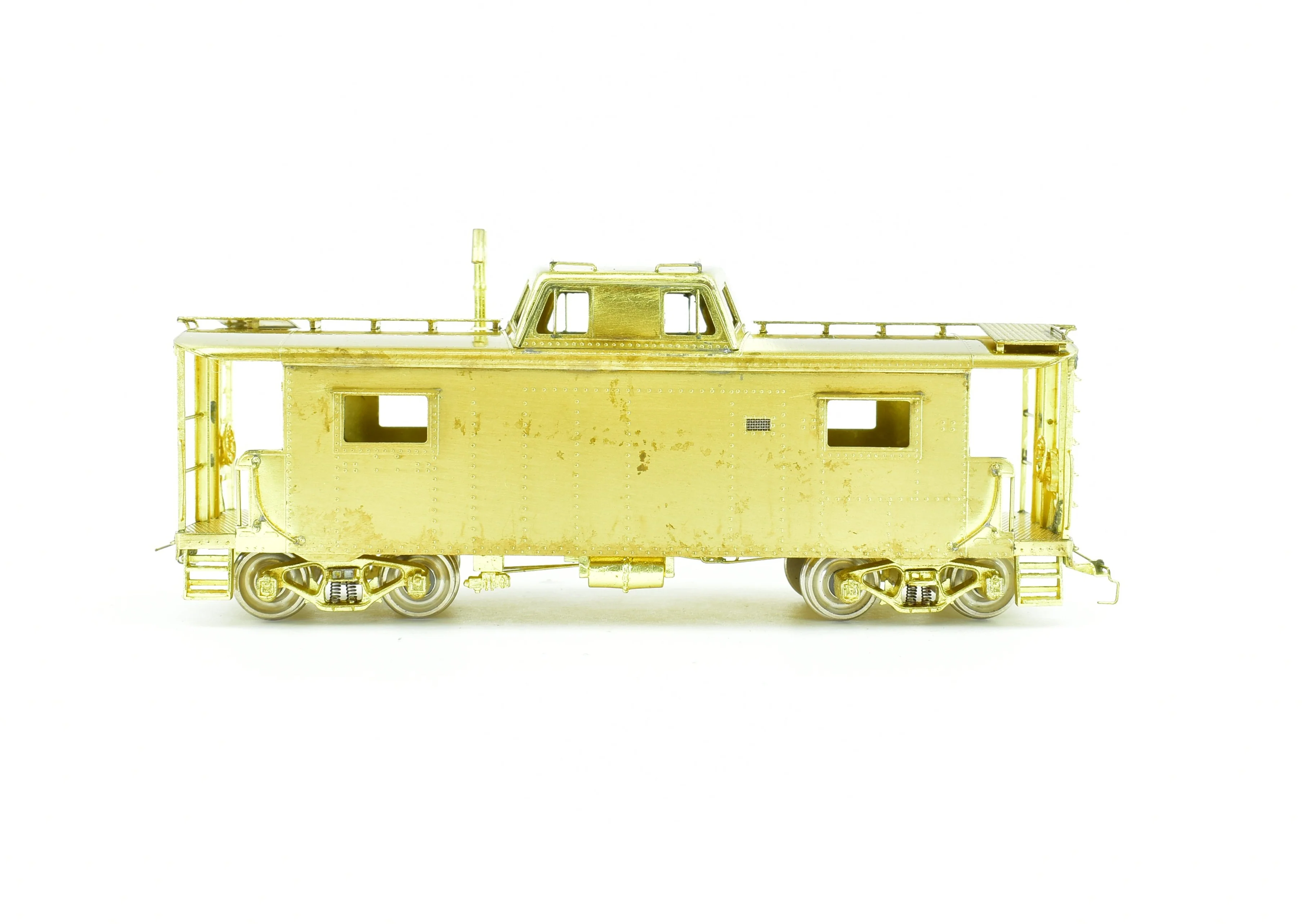 HO Brass PSC - Precision Scale Co. PRR - Pennsylvania Railroad N-8 Caboose Unpainted - Image 4