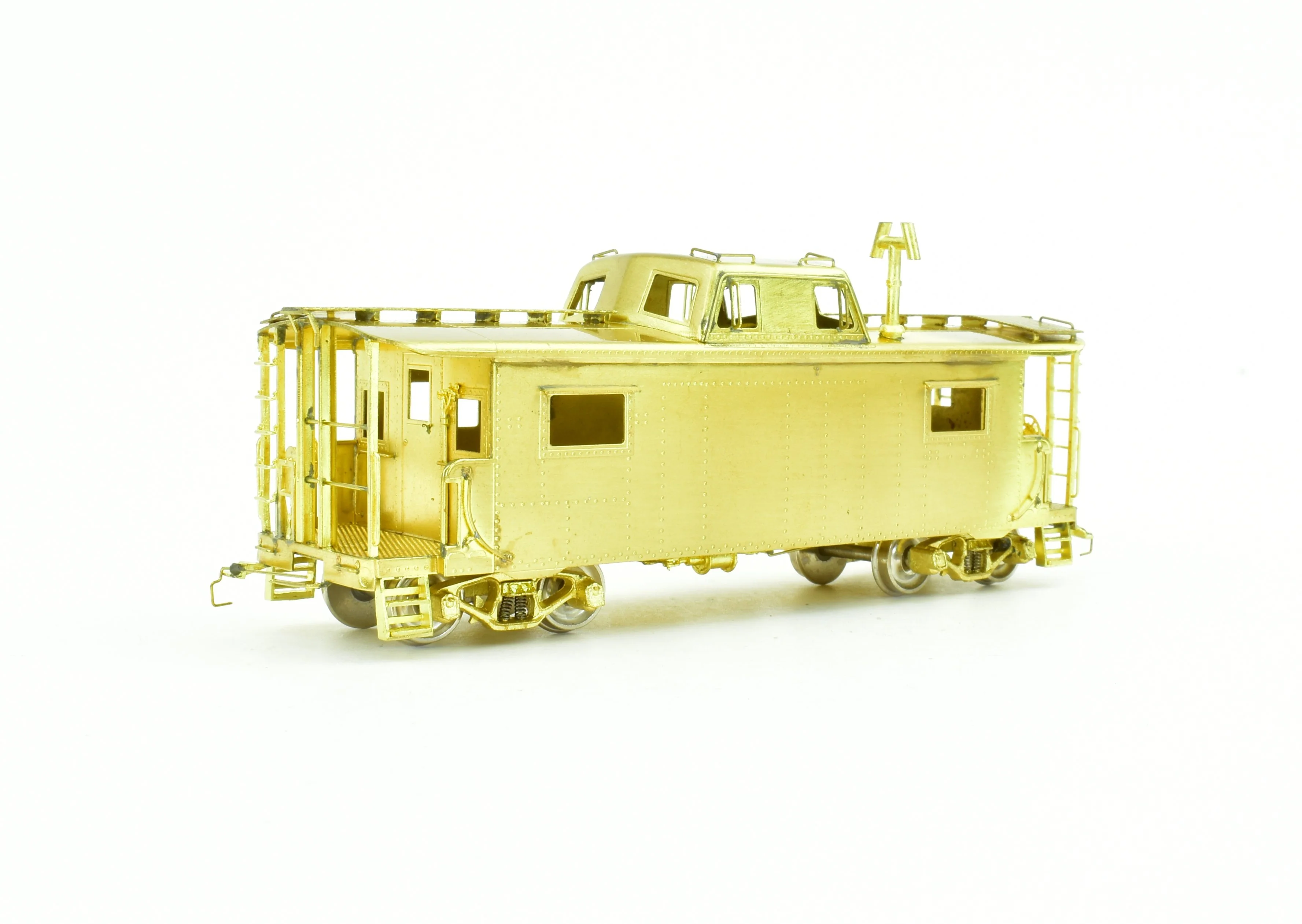HO Brass PSC - Precision Scale Co. PRR - Pennsylvania Railroad N-8 Caboose Unpainted - Image 7