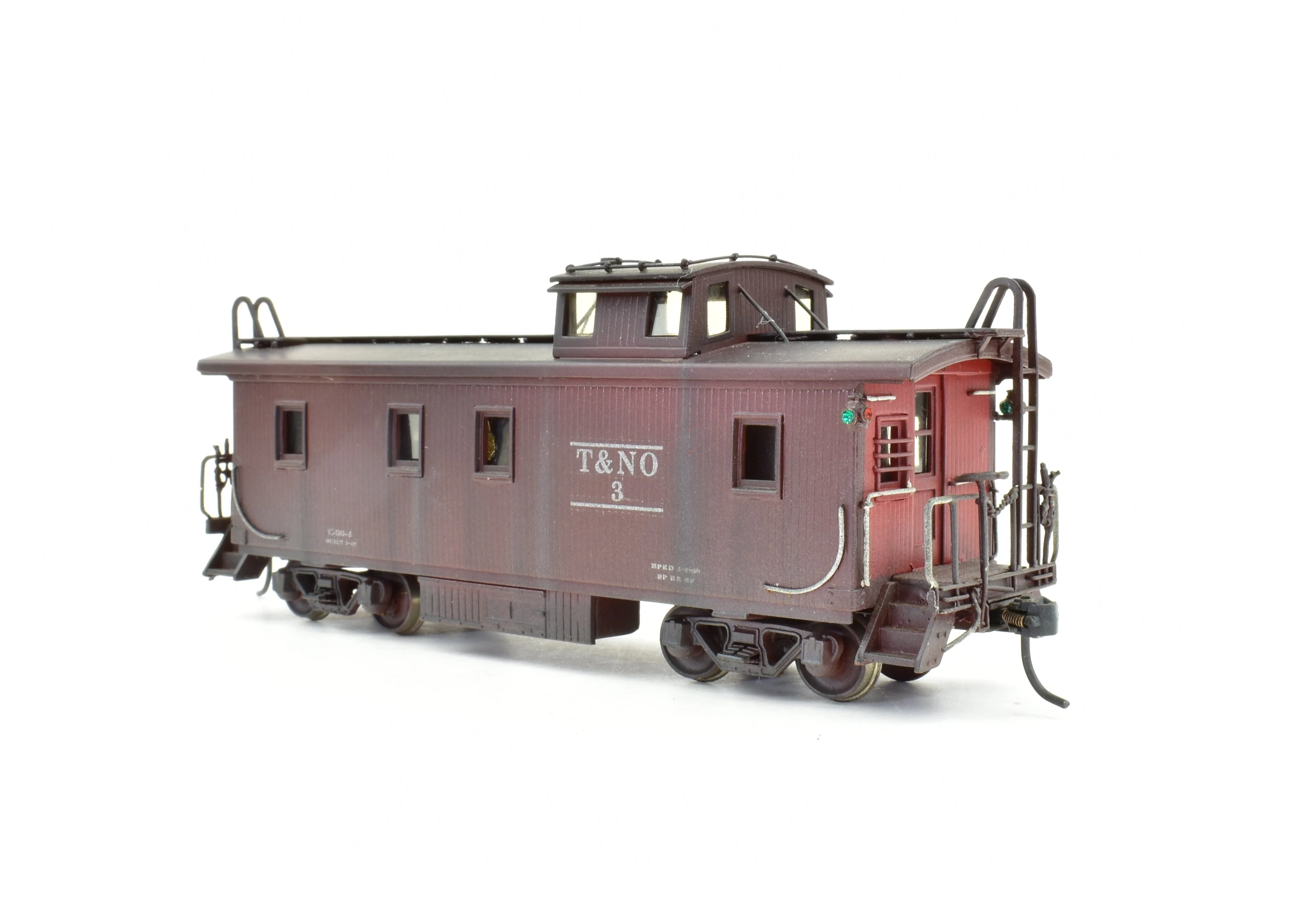 HO Brass PSC - Precision Scale Co. SP/T&NO - Texas & New Orleans C-30-3 Wooden Cupola Caboose CP - Image 9