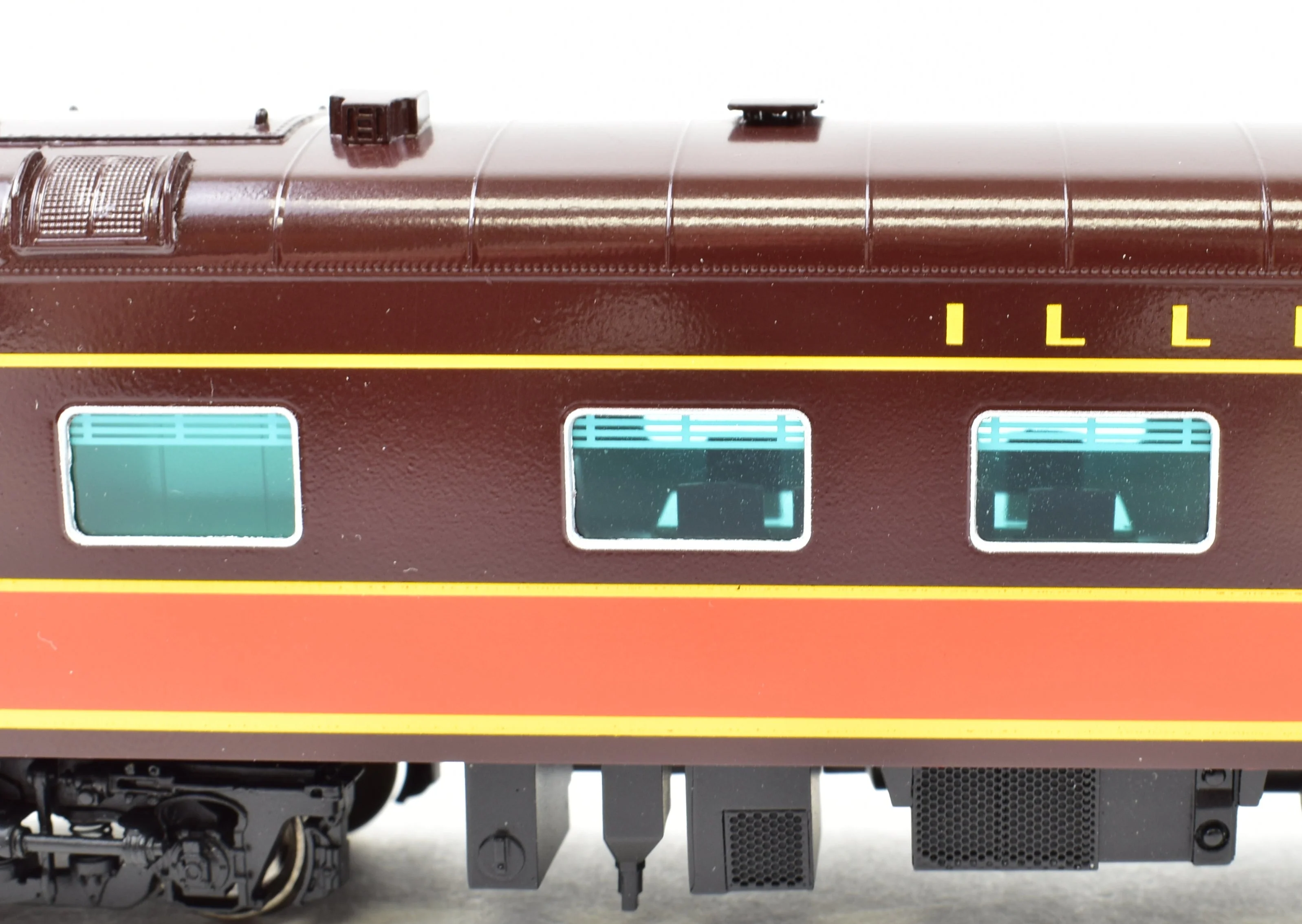 HO Brass CON Railway Classics IC - Illinois Central Business Car #1 Factory Painted - Image 16