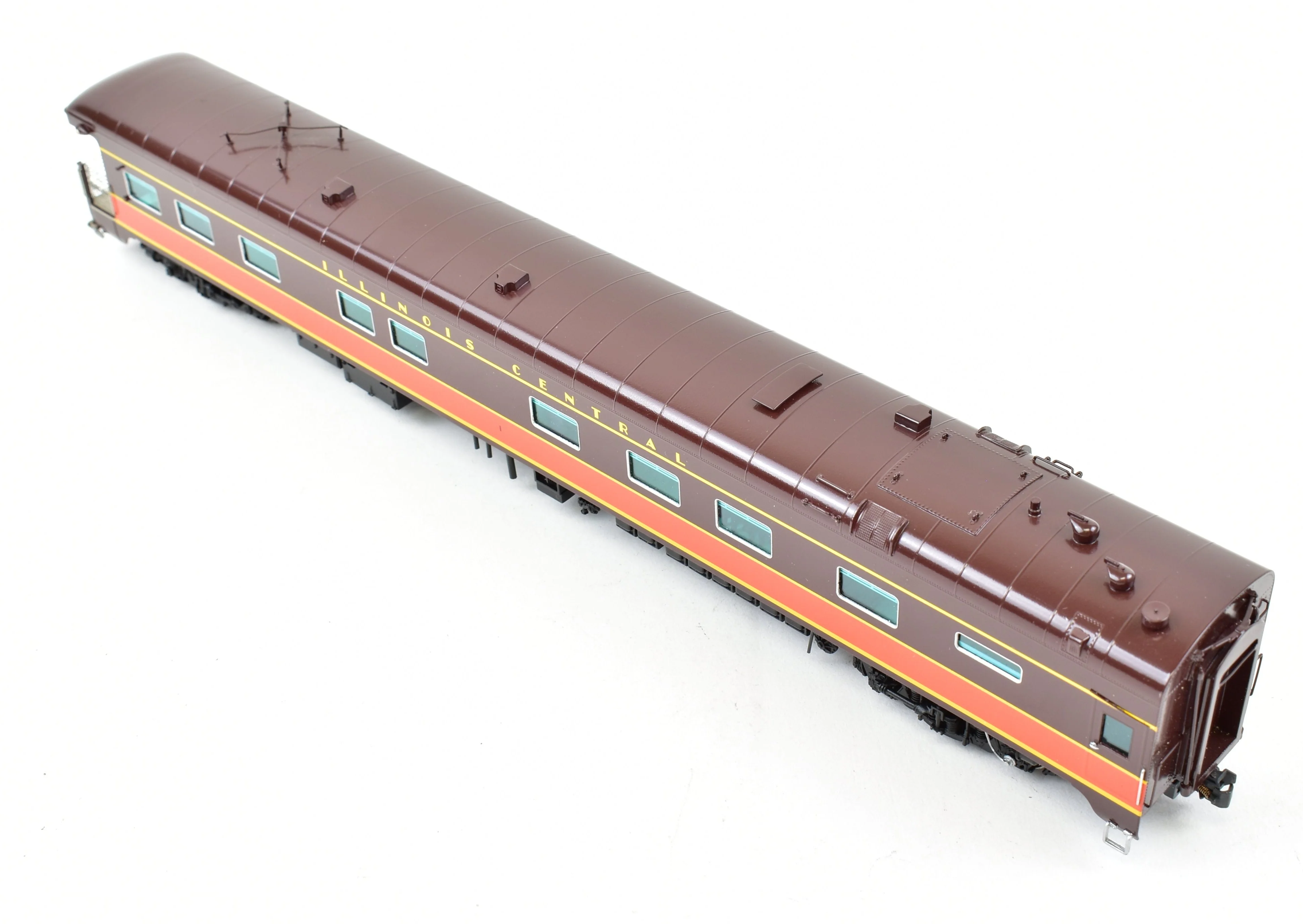 HO Brass CON Railway Classics IC - Illinois Central Business Car #1 Factory Painted - Image 9