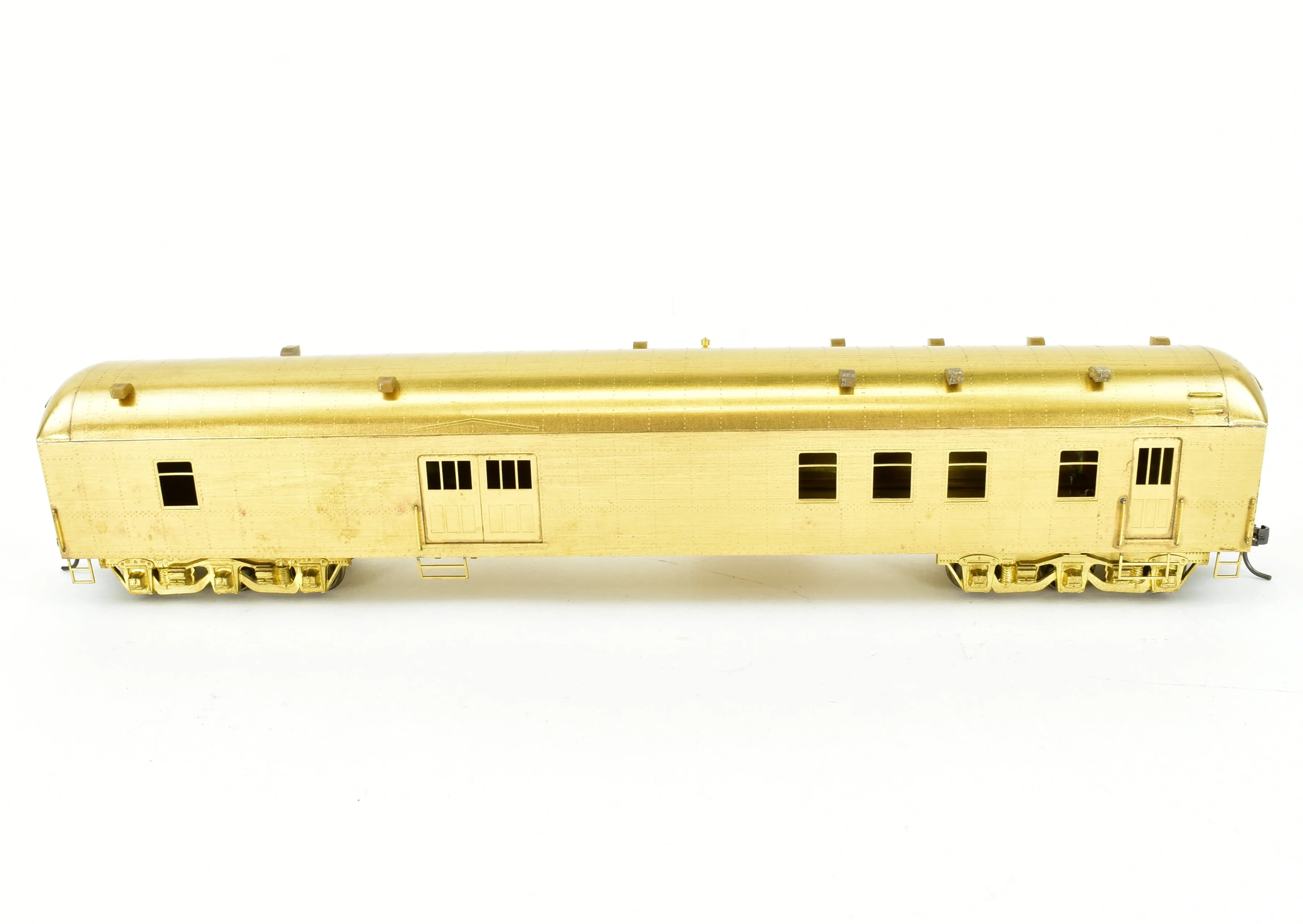 HO Brass S. Soho & Co. SP - Southern Pacific Harriman 72' Baggage Postal Storage Car - Image 3