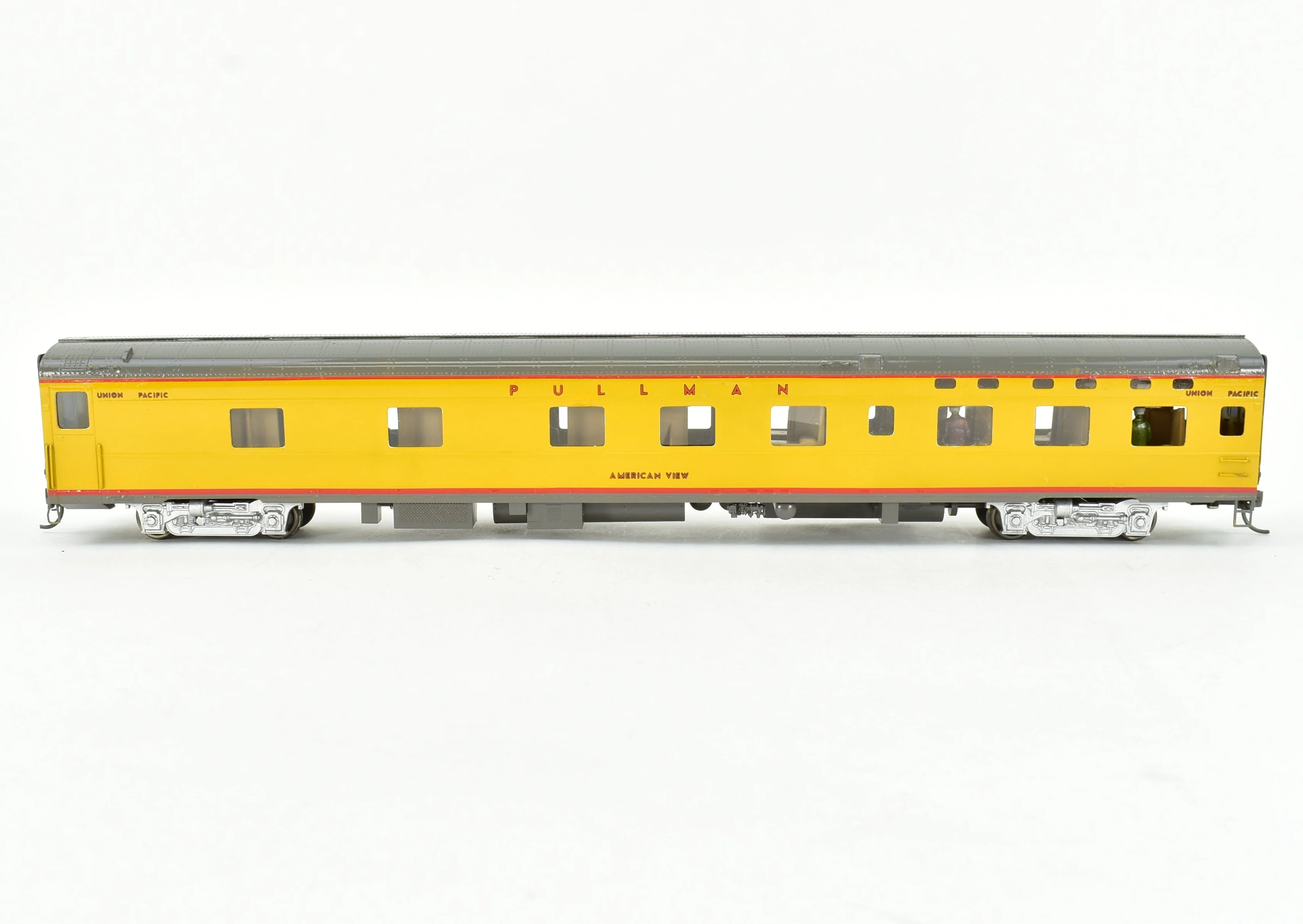 HO Brass S. Soho & Co. UP - Union Pacific "American View" 6-6-4 Sleeper CP with Added Interior Details - Image 3