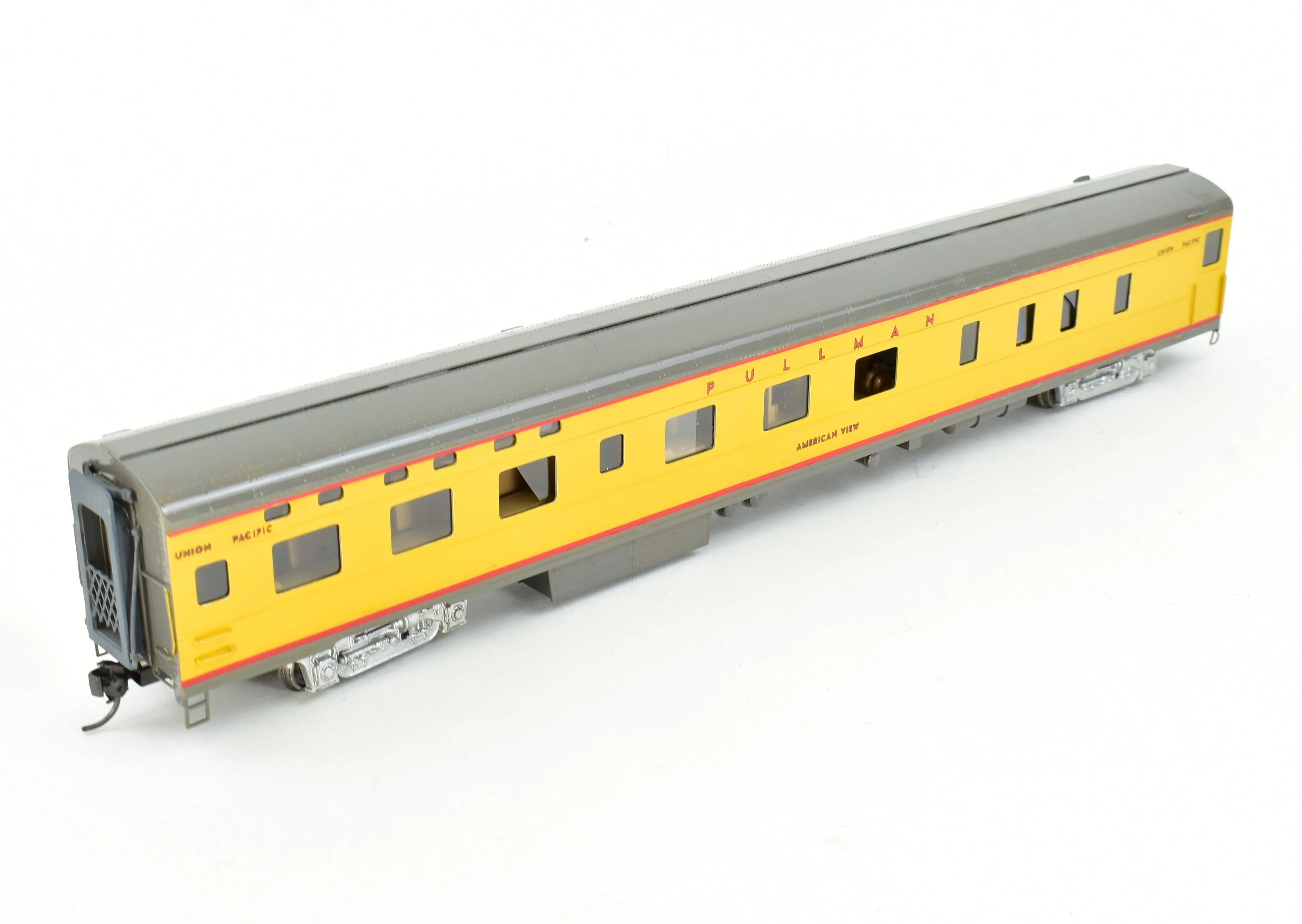 HO Brass S. Soho & Co. UP - Union Pacific "American View" 6-6-4 Sleeper CP with Added Interior Details - Image 4