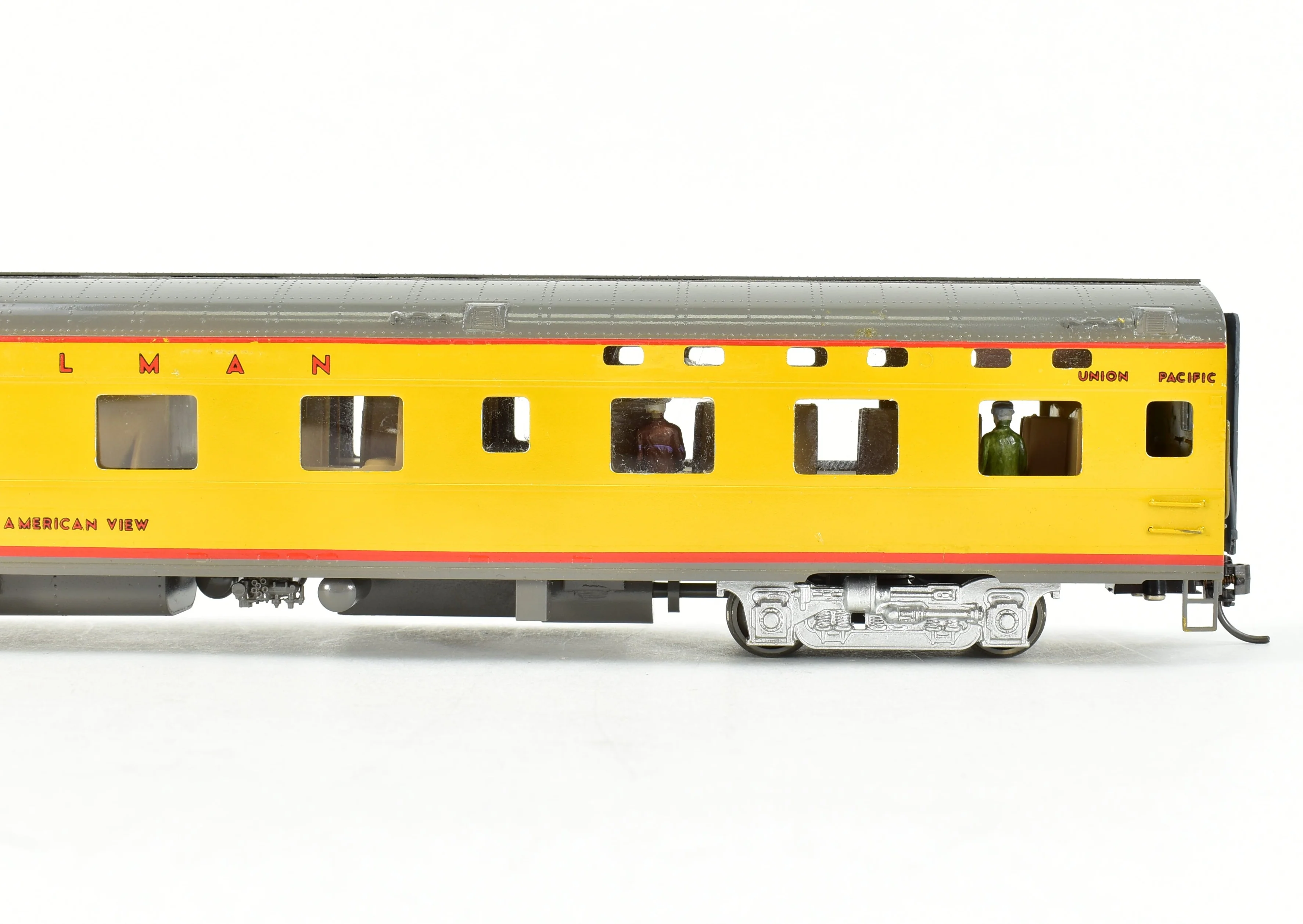 HO Brass S. Soho & Co. UP - Union Pacific "American View" 6-6-4 Sleeper CP with Added Interior Details - Image 8