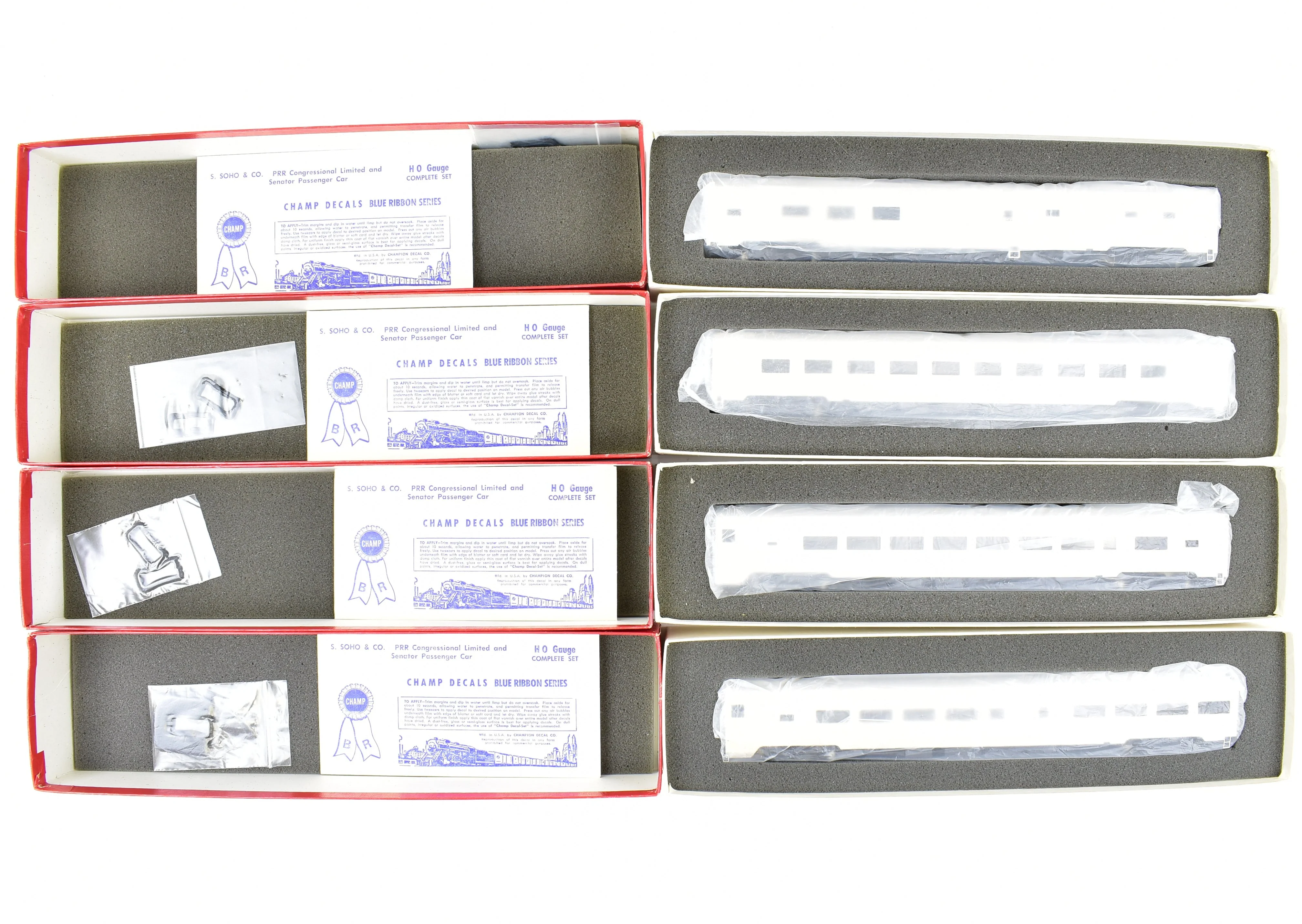 HO Brass Soho PRR - Pennsylvania Railroad "Congressional Limited" 8-Car Train Set - Image 21